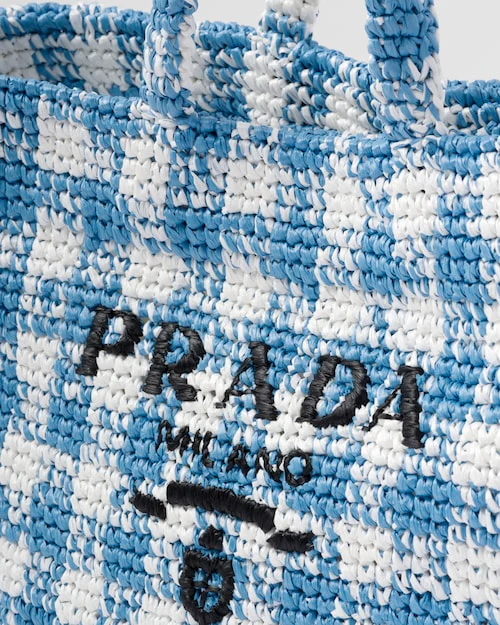 PRADA  Large crochet tote bag - Top Club