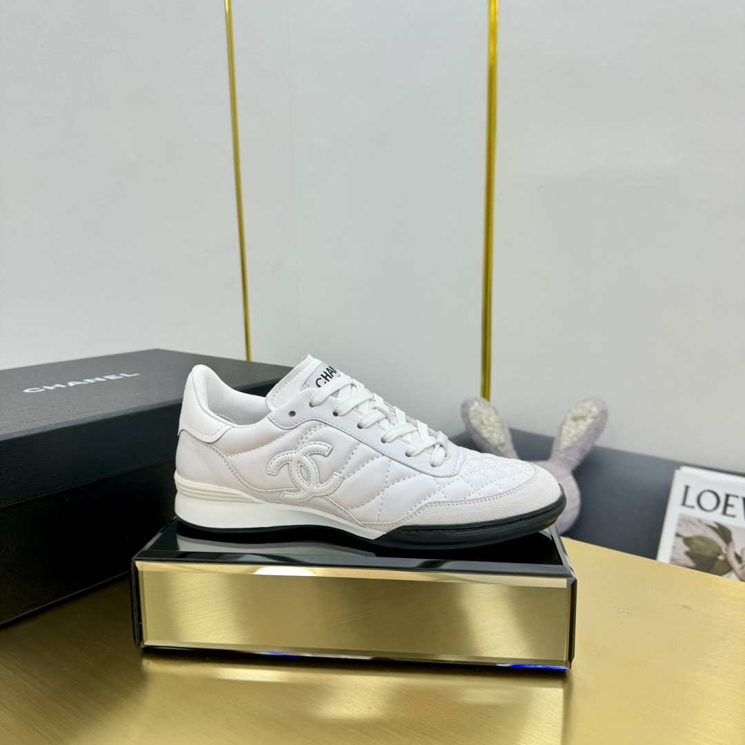 Chanel G45839 Women 24B Trainers Shiny Calfskin Calfskin   Suede Calfskin C91264 - Sneaker Replica Workshop