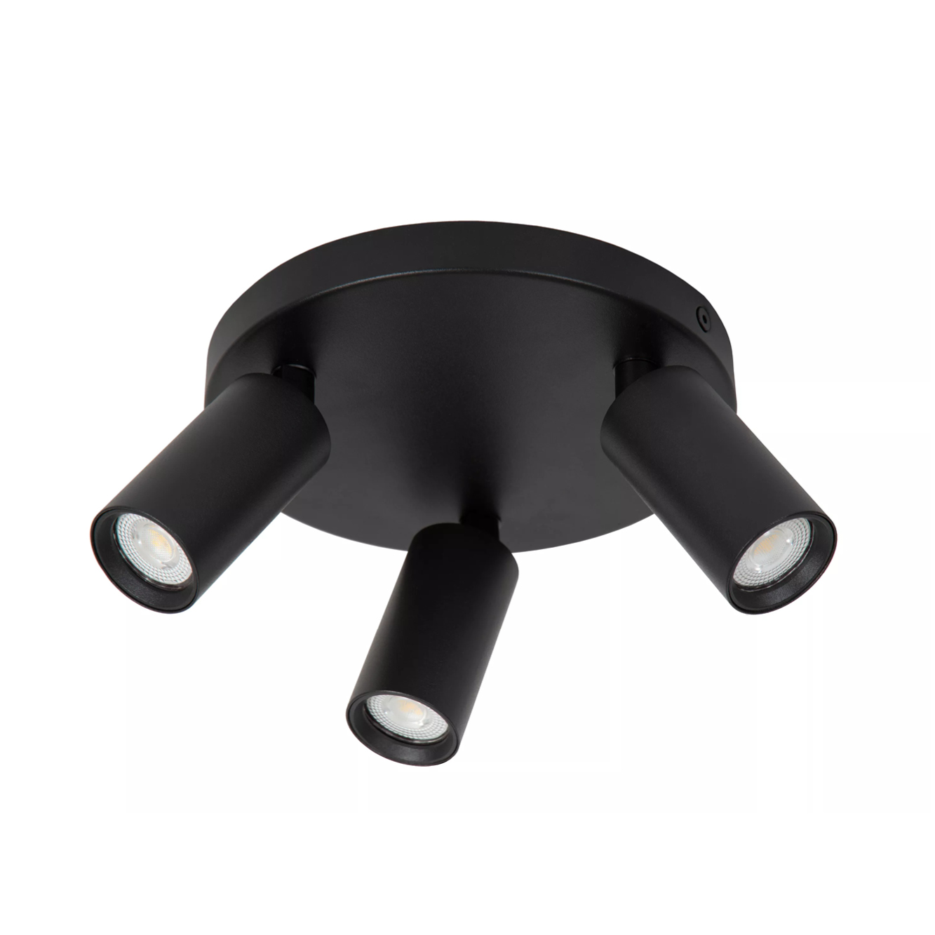 RITMO PLAFONDSPOT Ø 18CM 3-LICHTS ZWART