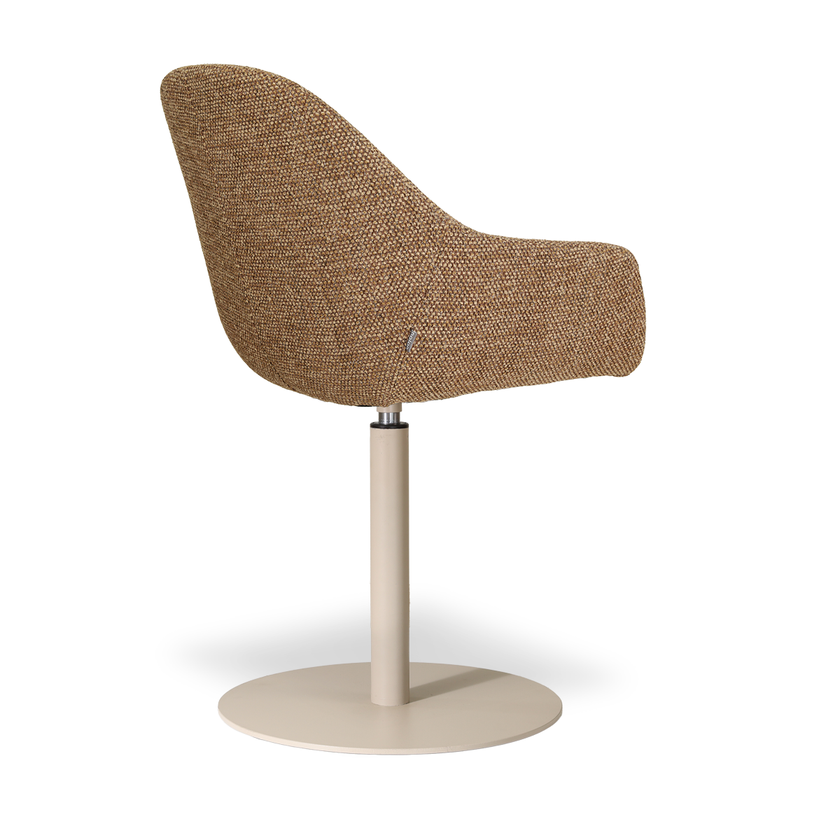 Eetkamerstoel Niva-Mae draaibare tulp bruin blend - Beige