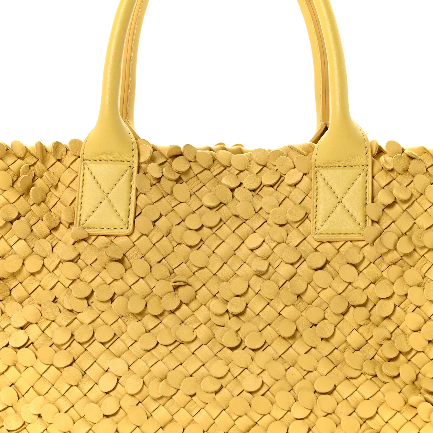 Nappa Intrecciato Medium Paillettes Cabat Poussin - Top Club