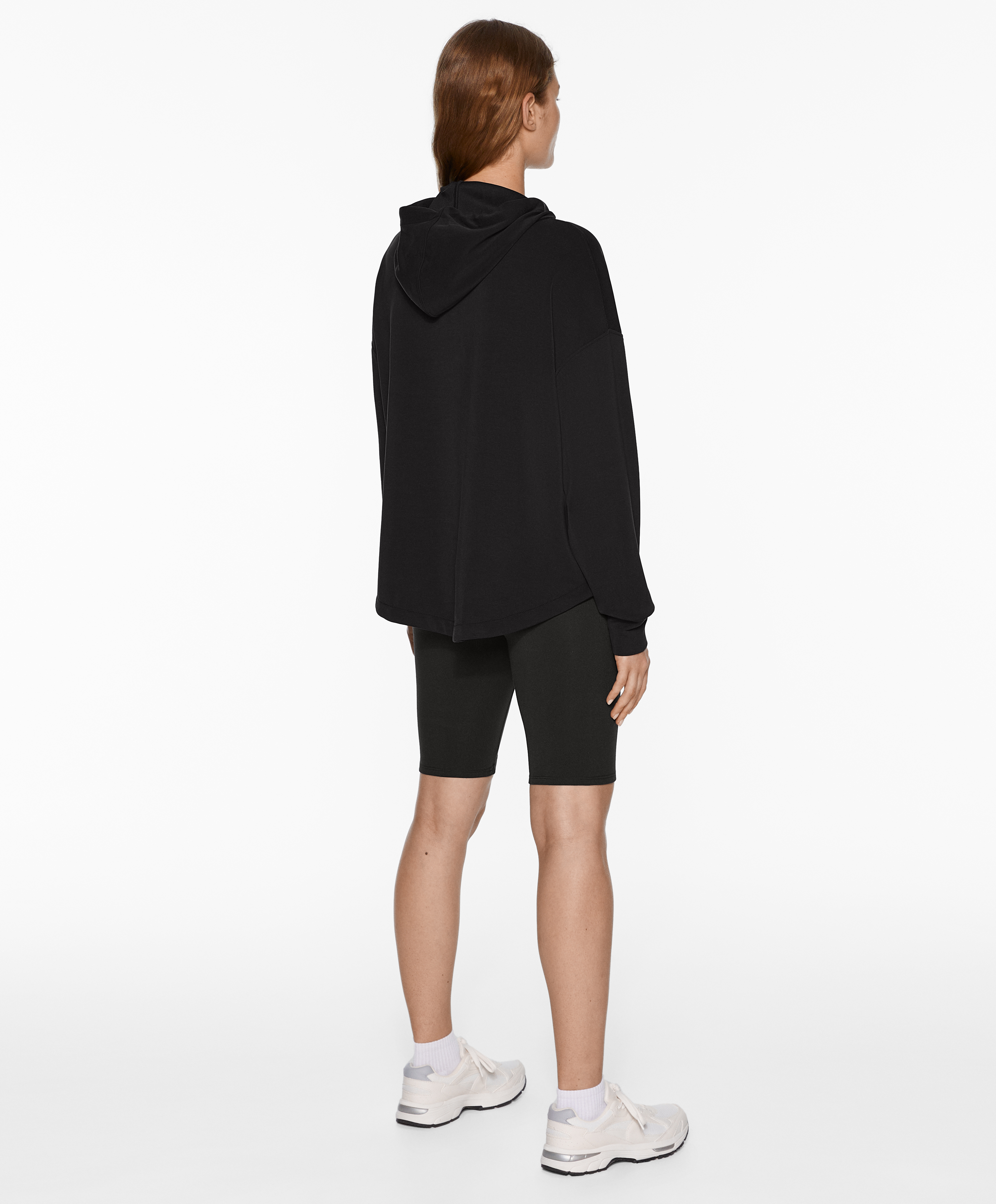 OYSHO Soft-touch sweatshirt with modal and zip