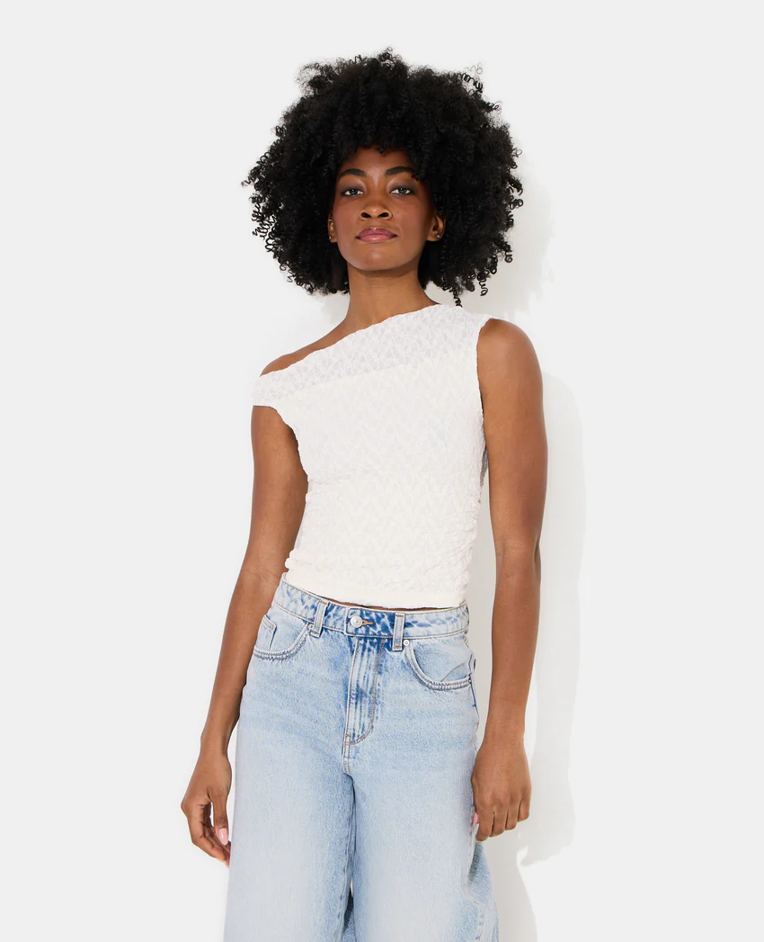 Pimkie Top asymétrique en dentelle