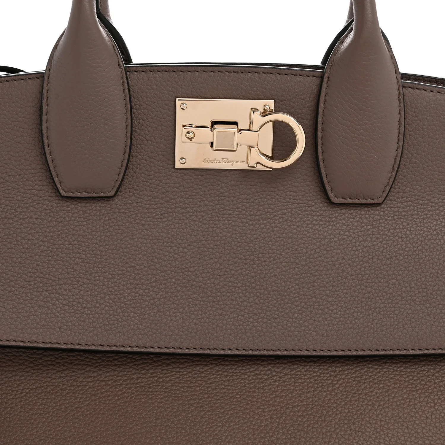 Calfskin Large Studio Bag Caraway Seed - Top Club