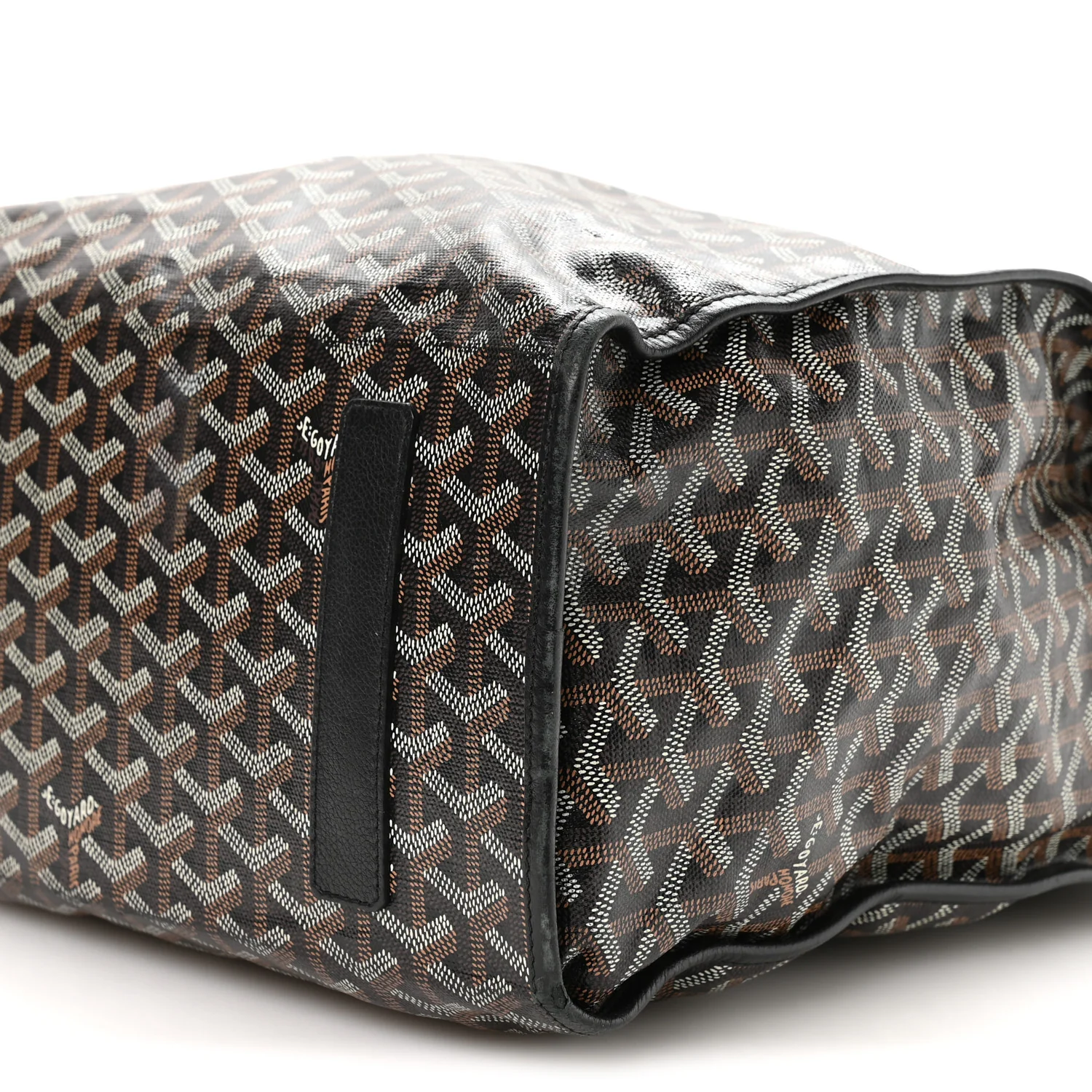 Goyardine Saint Leger Soft Briefcase Backpack Black - Top Club