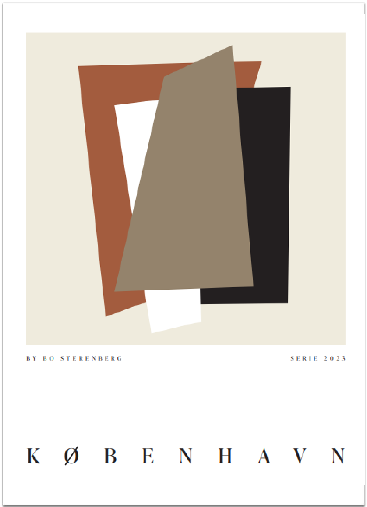 Poster Shapes 40 x 50 cm