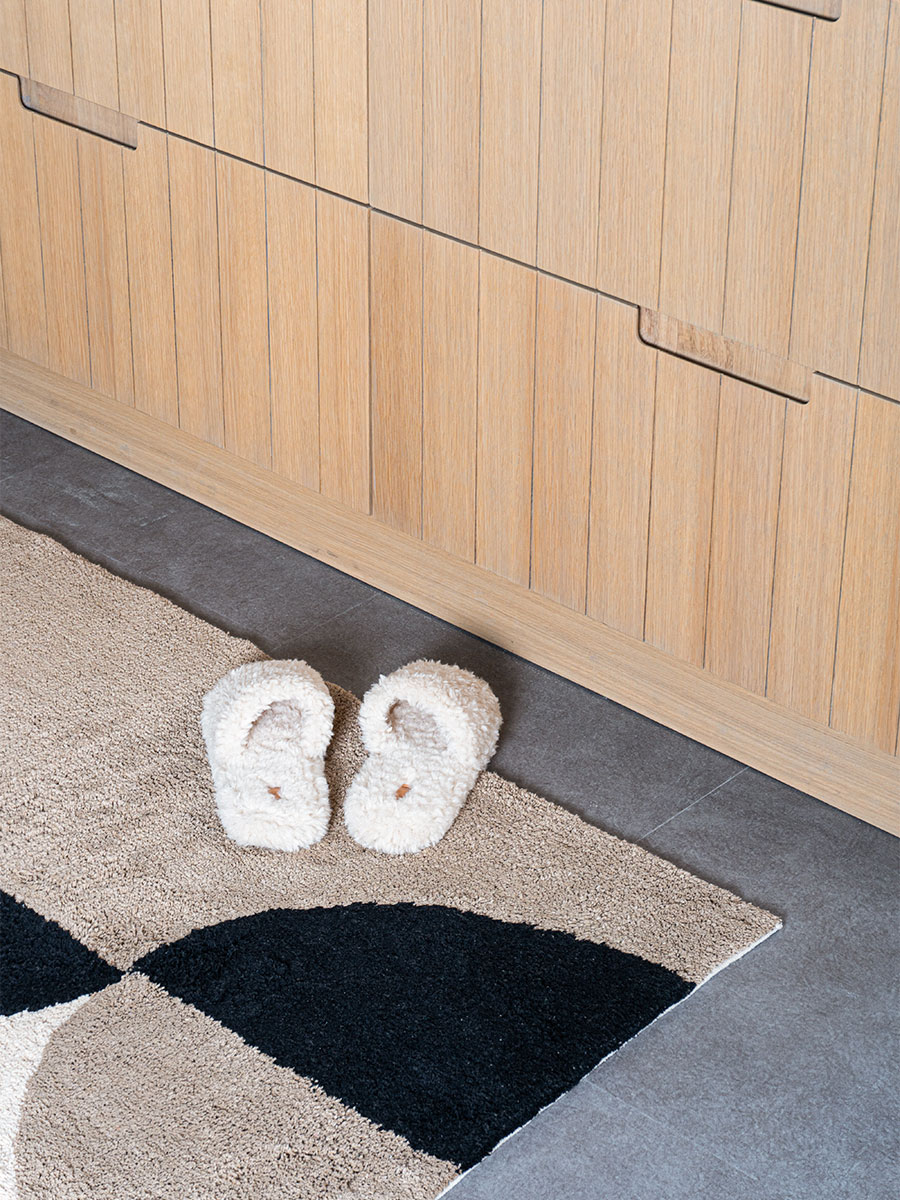 Badmat Bowie – Taupe 60 x 100 cm
