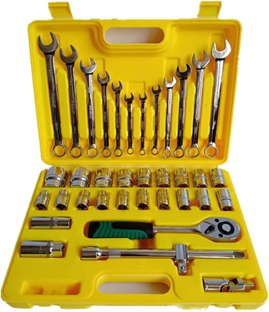Set di stoccaggio Socket & Socket, Kit combinati Utensili 37 Pezzi, Kit di Utensili for la casa, Kit di Strumenti for Meccanica