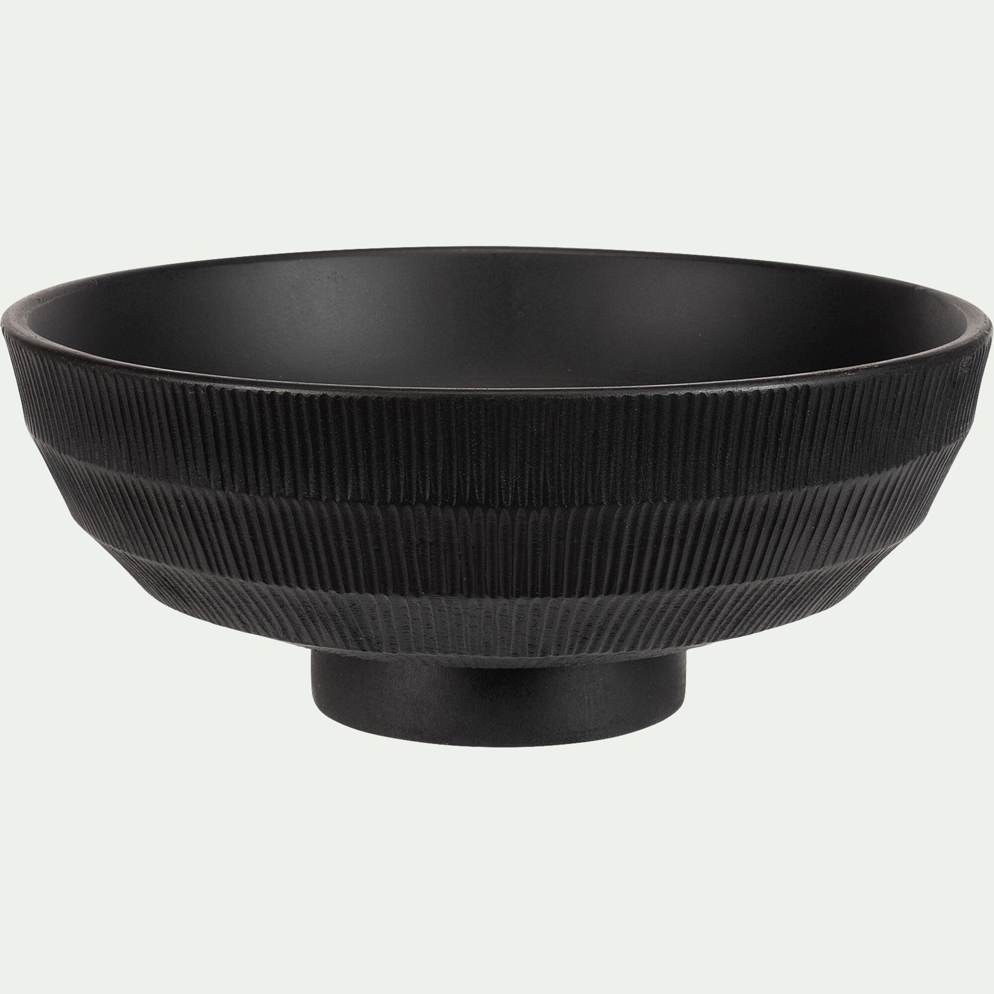 TARAVAO - Coupe décorative en bois de manguier D25cm - noir