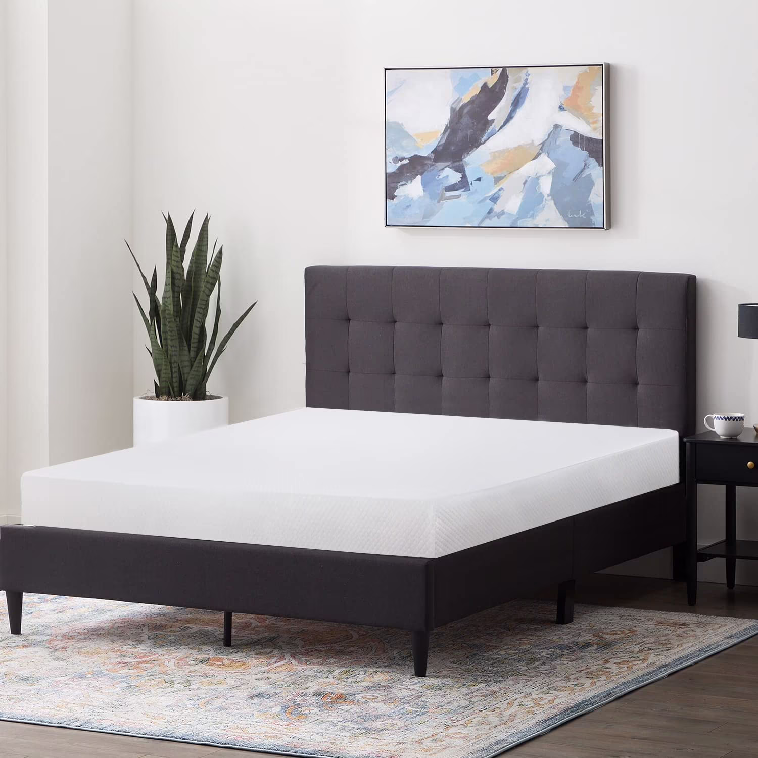 JL Full Mattress 6 inch Gel Memory Foam Mattress for Cool Sleep & Pressure Relief, Medium Firm Mattresses Fiberglass Free CertiPUR-US Certified/Bed-in-a-Box/Pressure Relieving Full Size
