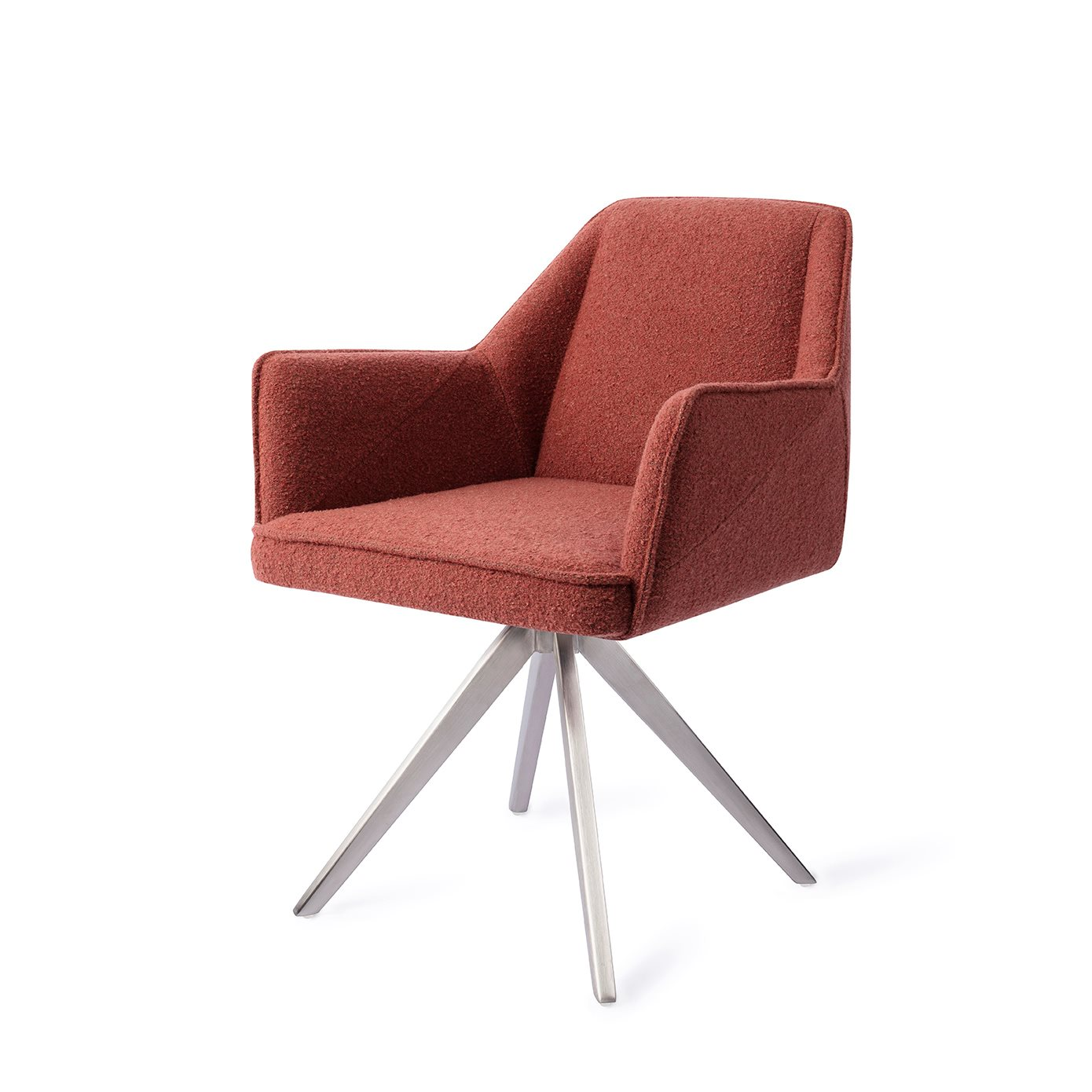 Tome Shabby Saffron Eetkamerstoel - Turn Steel