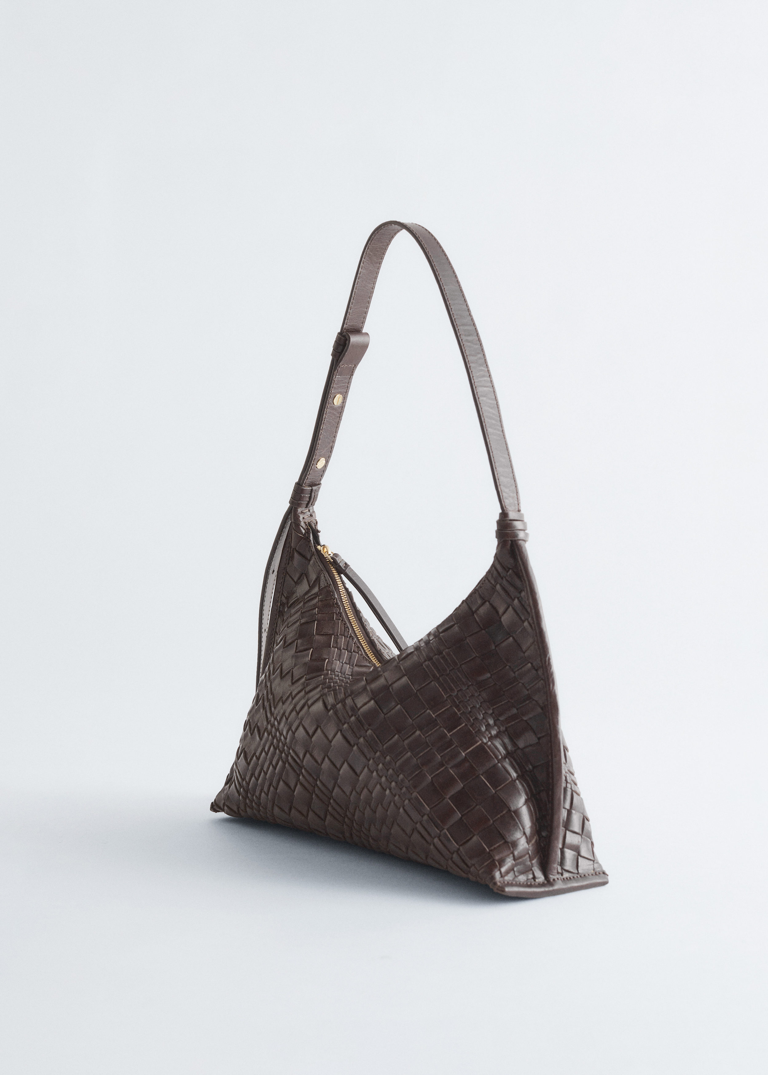 & Other Stories INTERWOVEN LEATHER CROSSBODY BAG