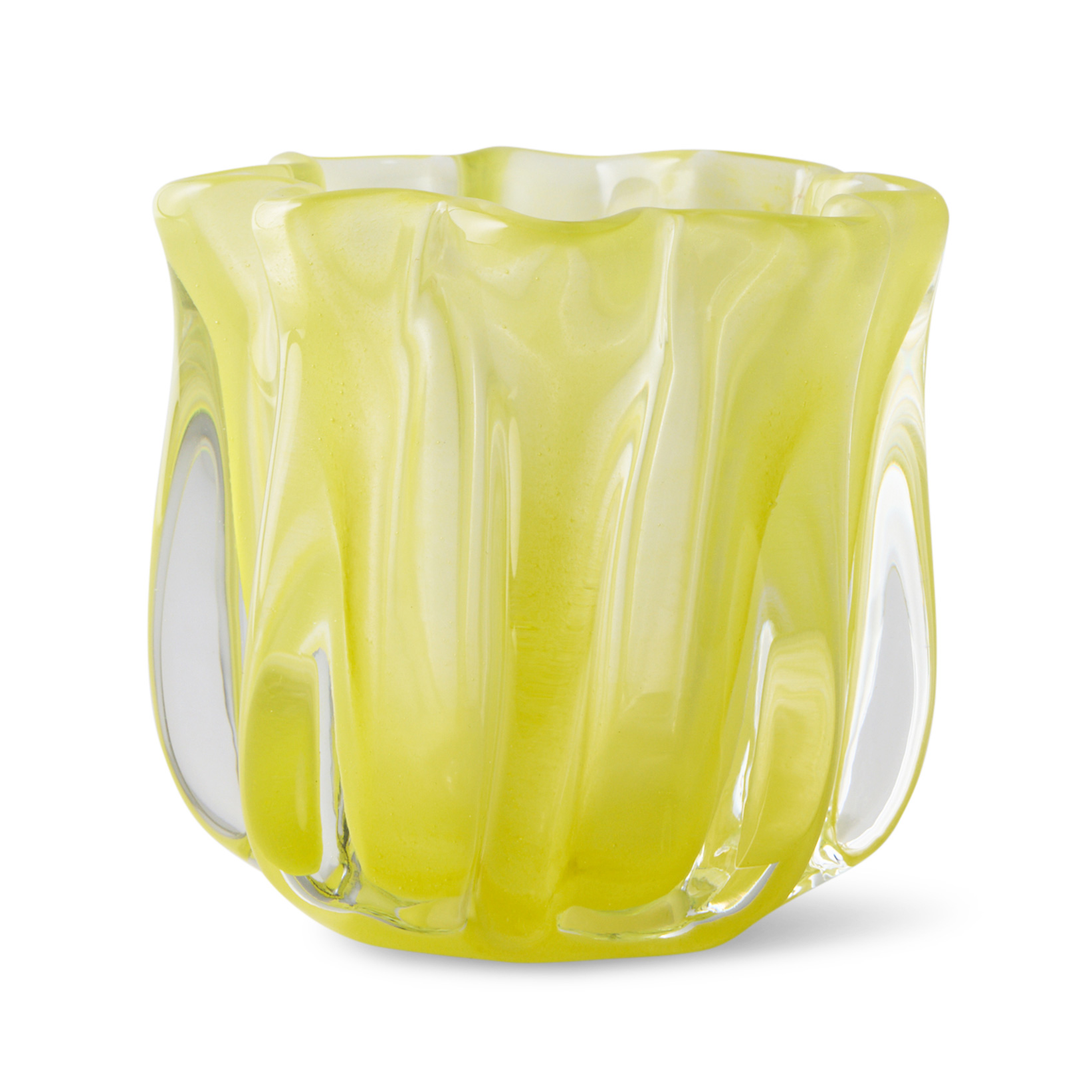 Waxinelichthouder Coralla lime