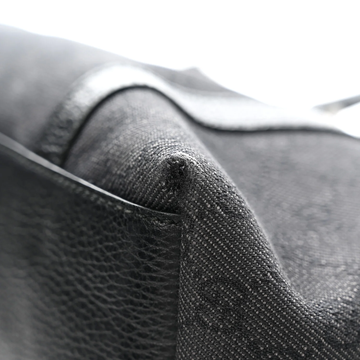 Nylon Monogram Medium GG Charm Dome Satchel Black - Top Club