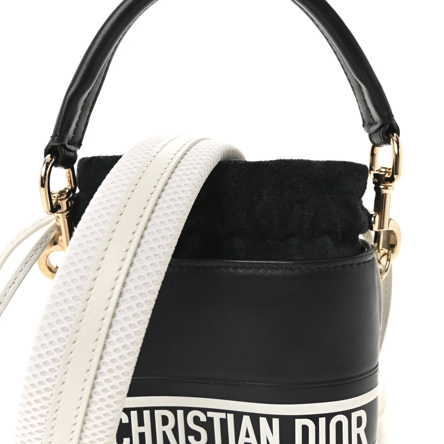 Calfskin Micro Dior Vibe Bucket Blue - Top Club