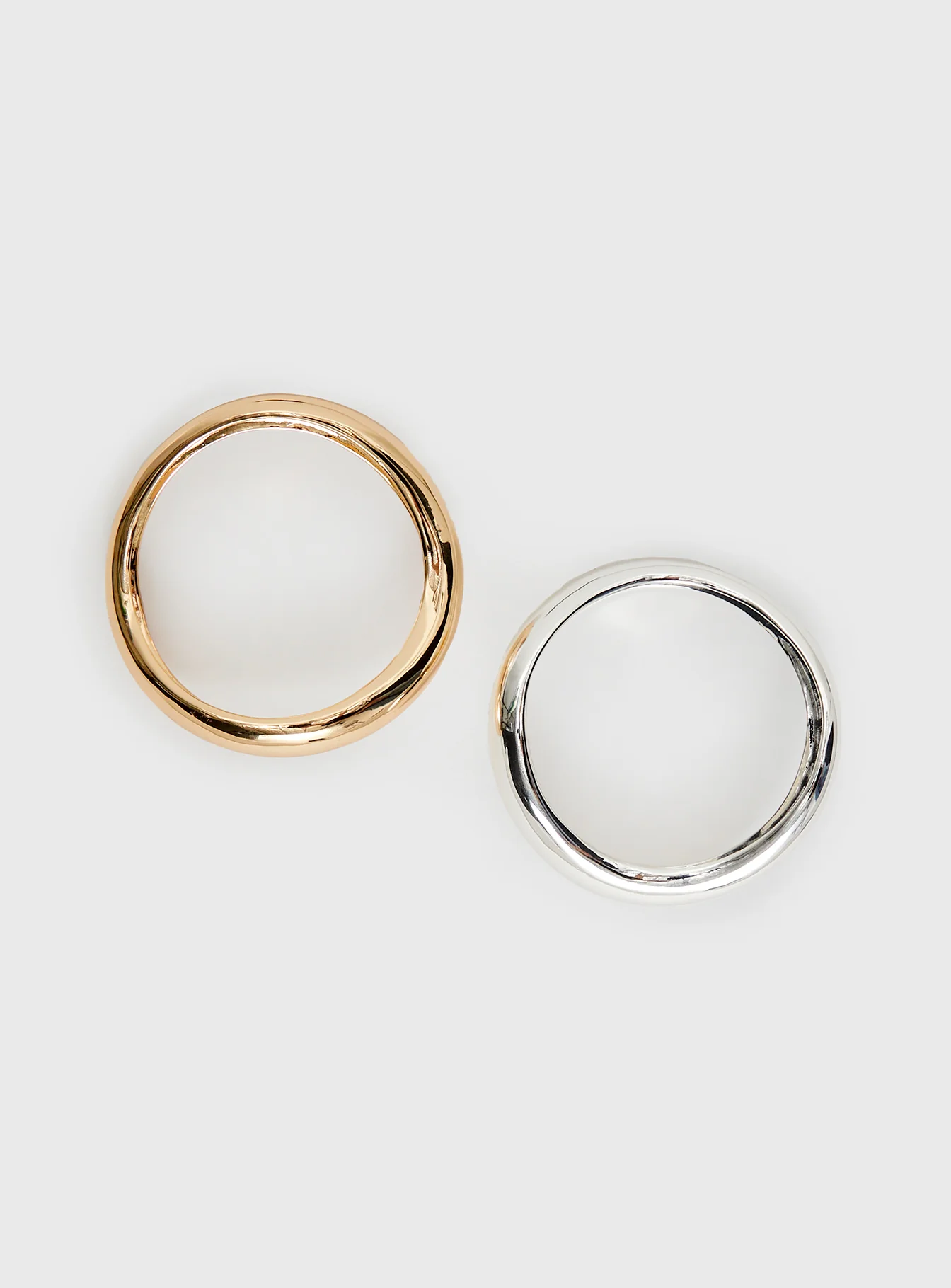 Softer Side Bangle Pack Silver / Gold