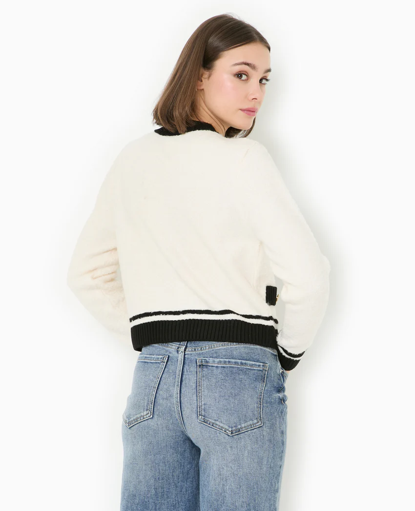 Pimkie Gilet col rond avec bords contrastés
