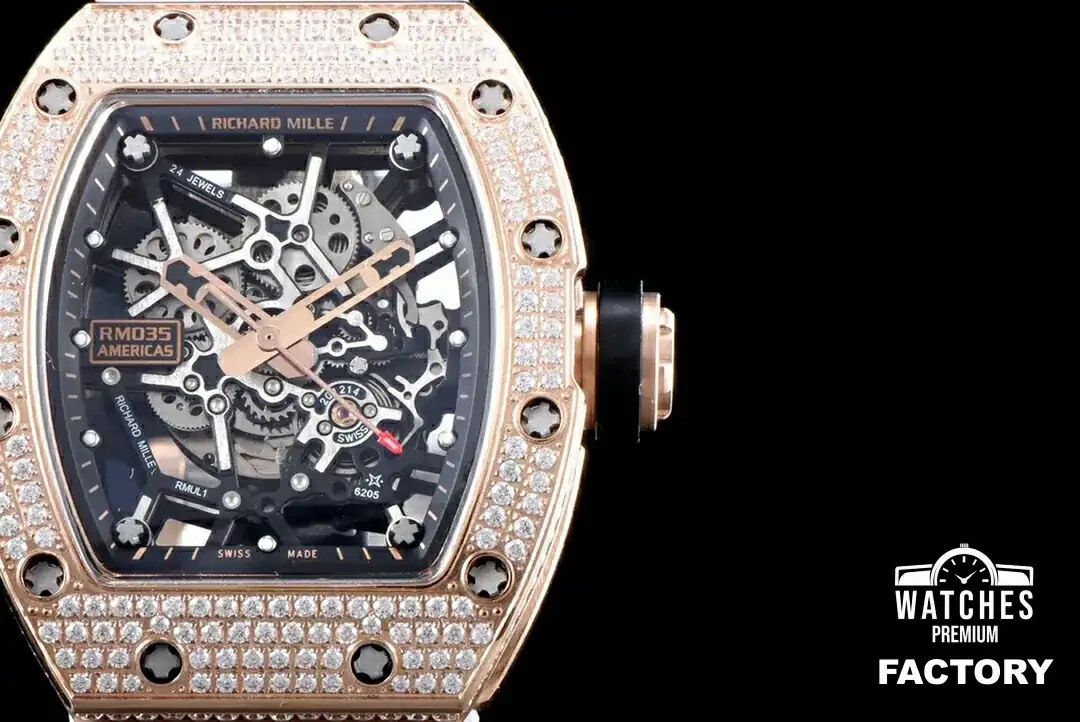 Richard Mille RM035 Americas KV Factory Rubber Strap