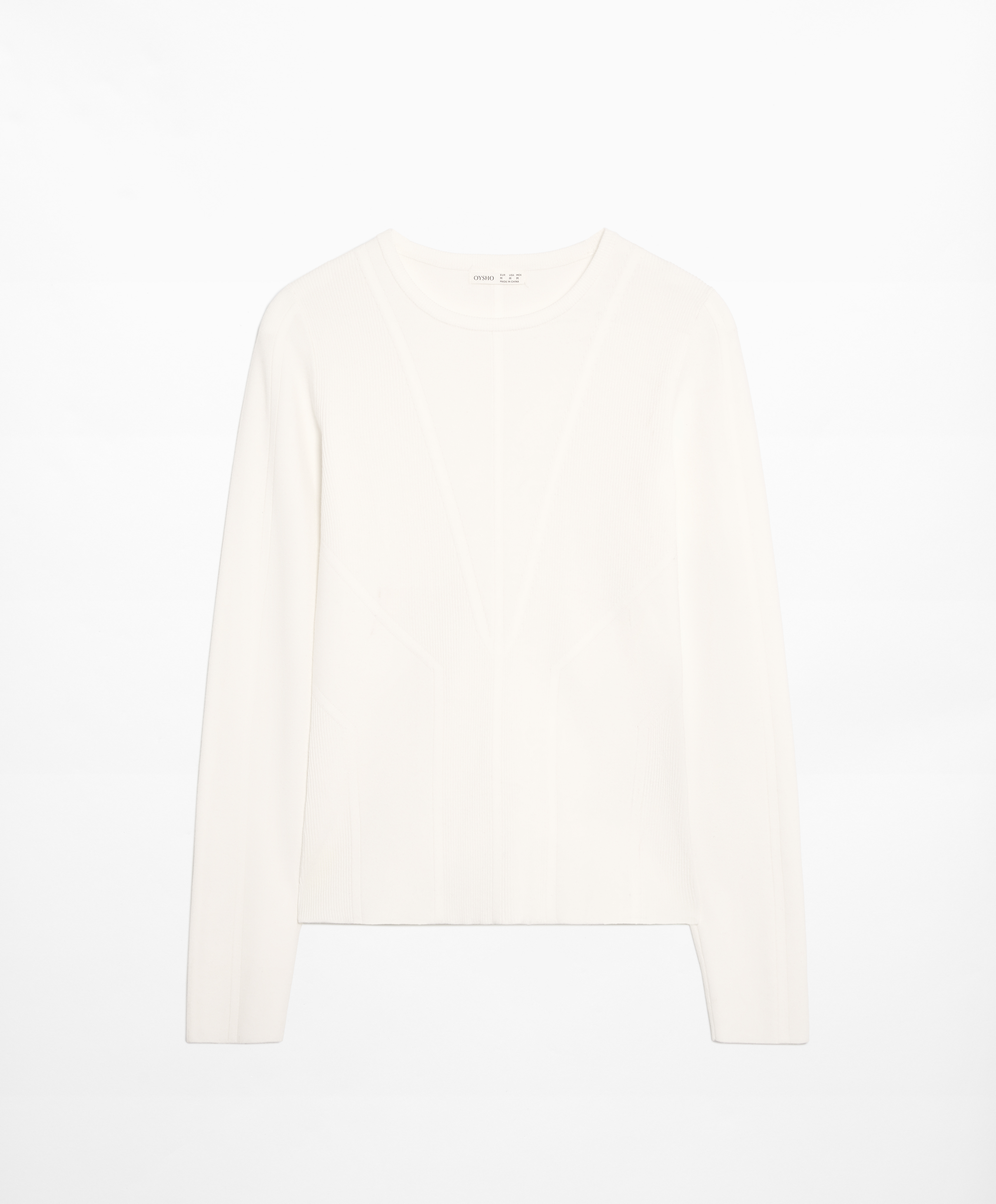 OYSHO Textured knit top