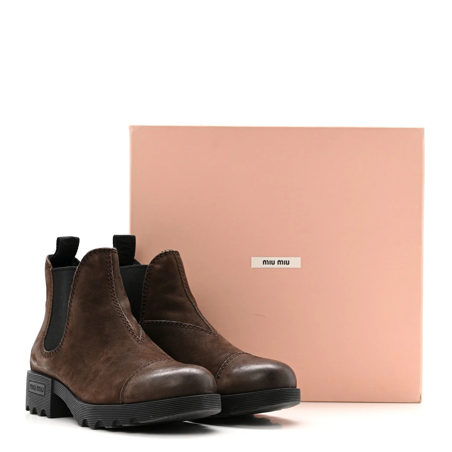 Suede Chelsea Boots 37.5 Dark Brown - Top Club