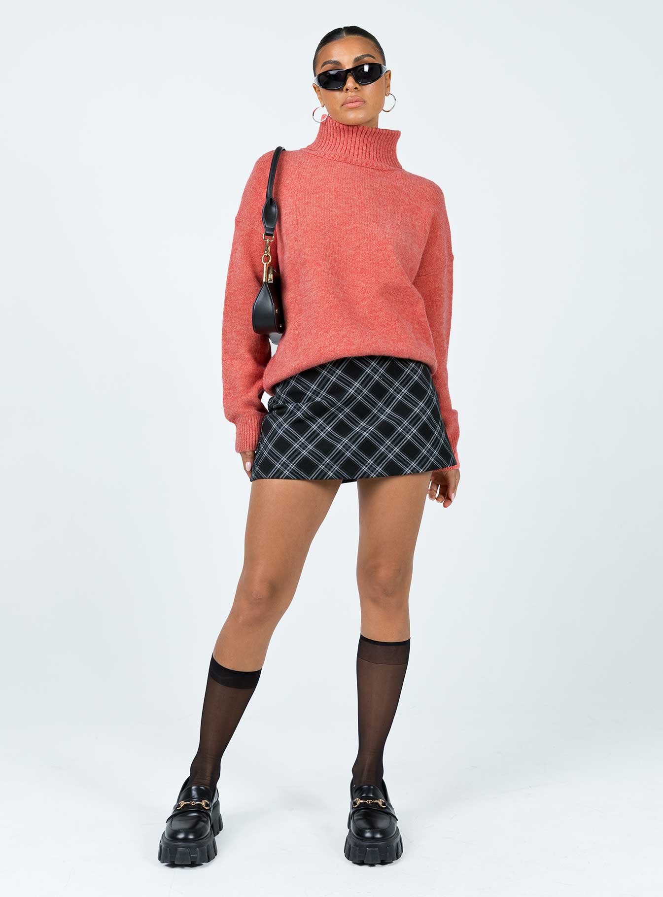 Oswin Turtleneck Sweater Orange