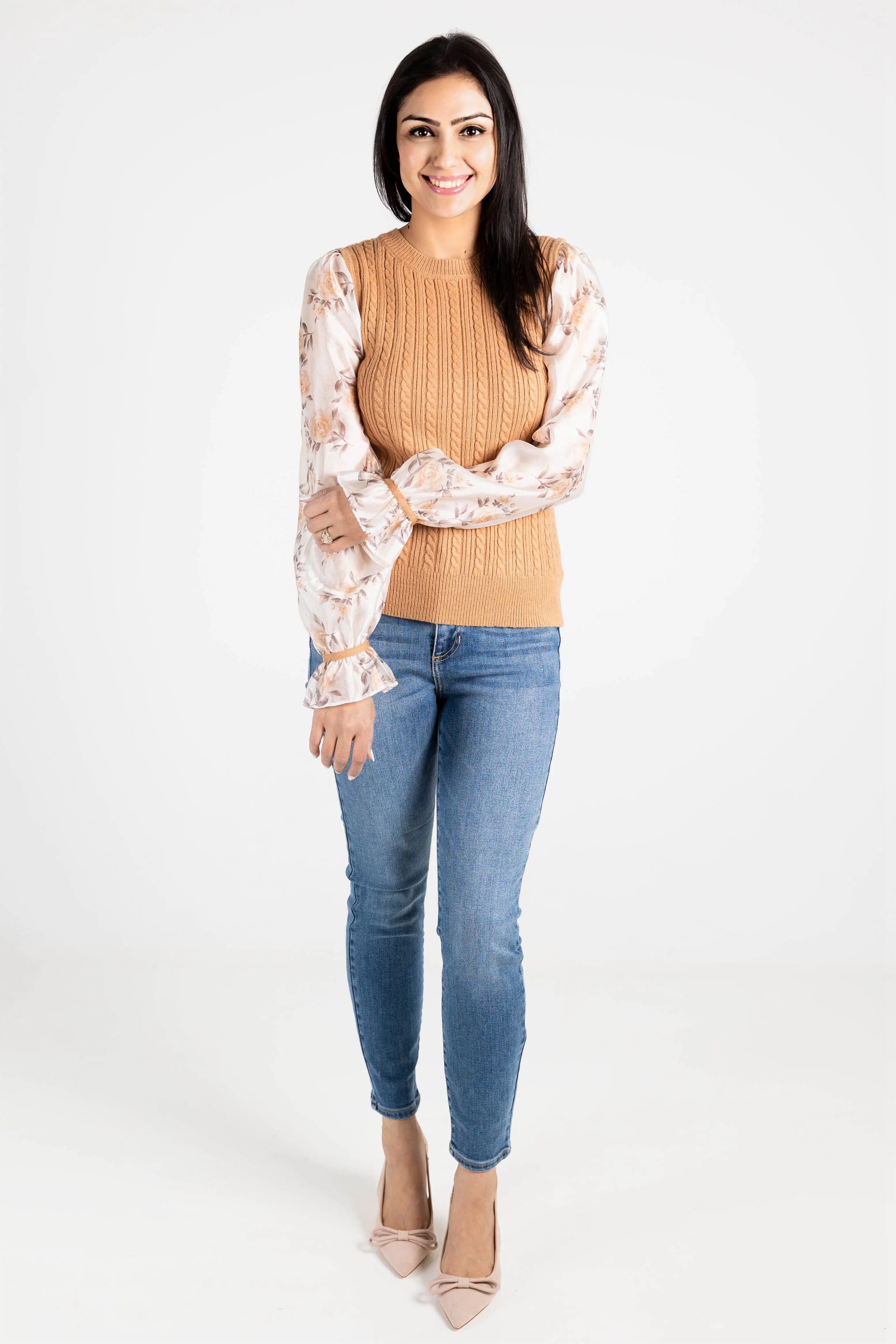 Wanna Be With You Knit Sweater Top - ALJEGJ