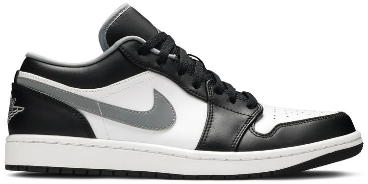 Air Jordan 1 Low  Black Medium Grey  553558-040 - Sneaker Replica Workshop