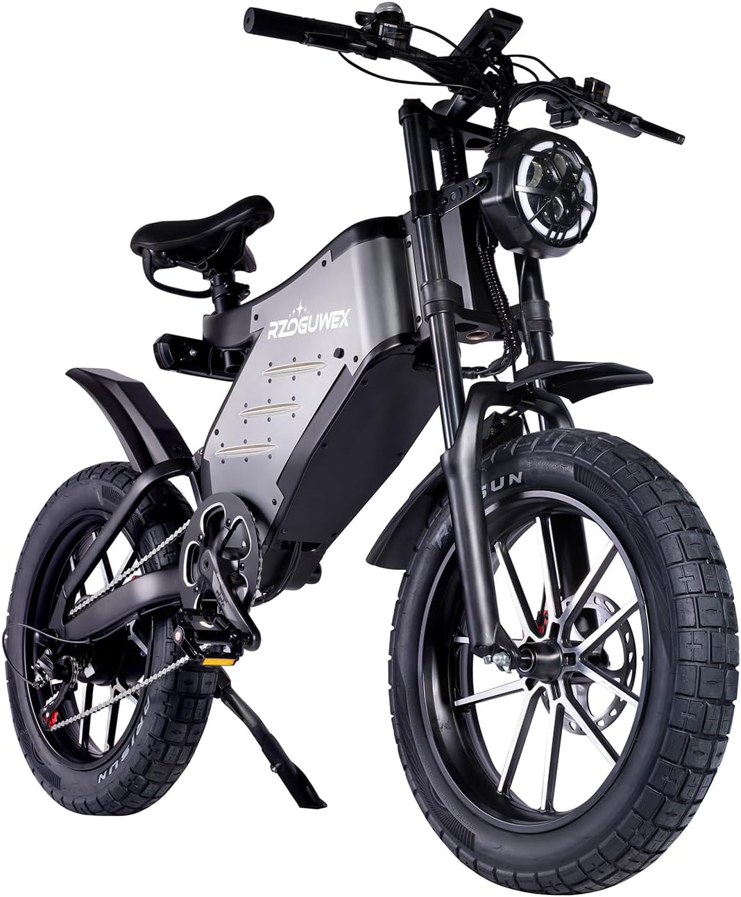 Bicicletta elettrica, EBIKE fuoristrada da 20 pollici per adulti con batteria rimovibile agli ioni di litio 48V 25AH, ruota magnetica forgiata con doppio freno a disco idraulico