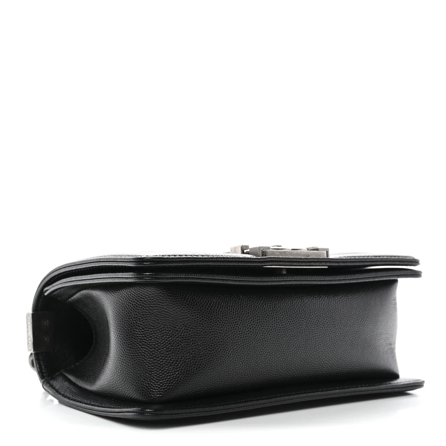 Caviar Quilted Small Boy Flap Black - Top Club
