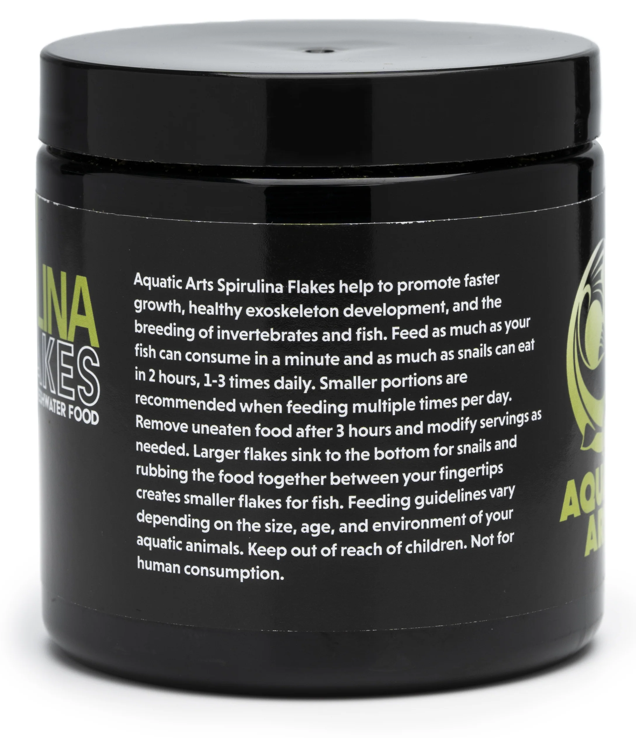 Aquatic Arts Spirulina Flakes Premium Freshwater Food (1 -2oz.)