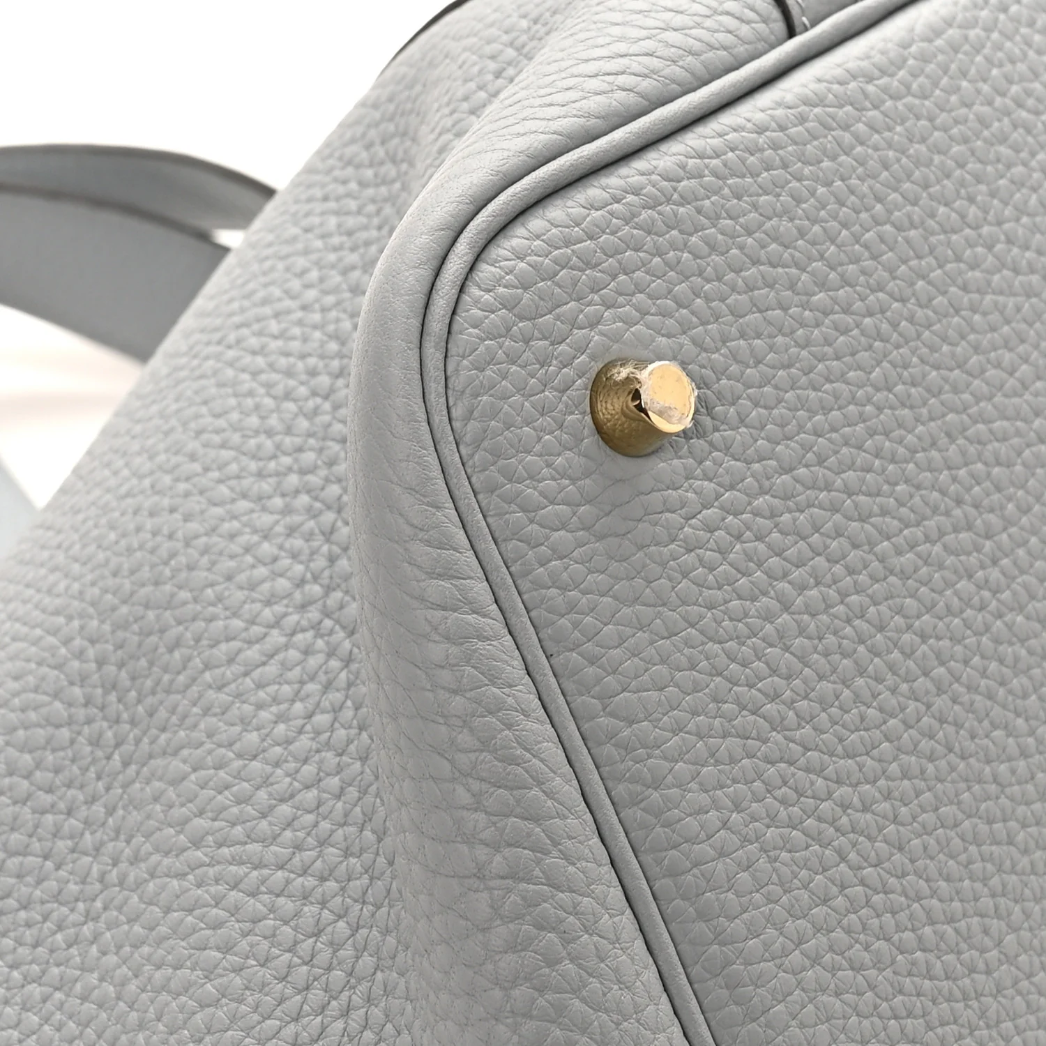 Taurillon Clemence Picotin Lock 22 MM Gris Pantin - Top Club
