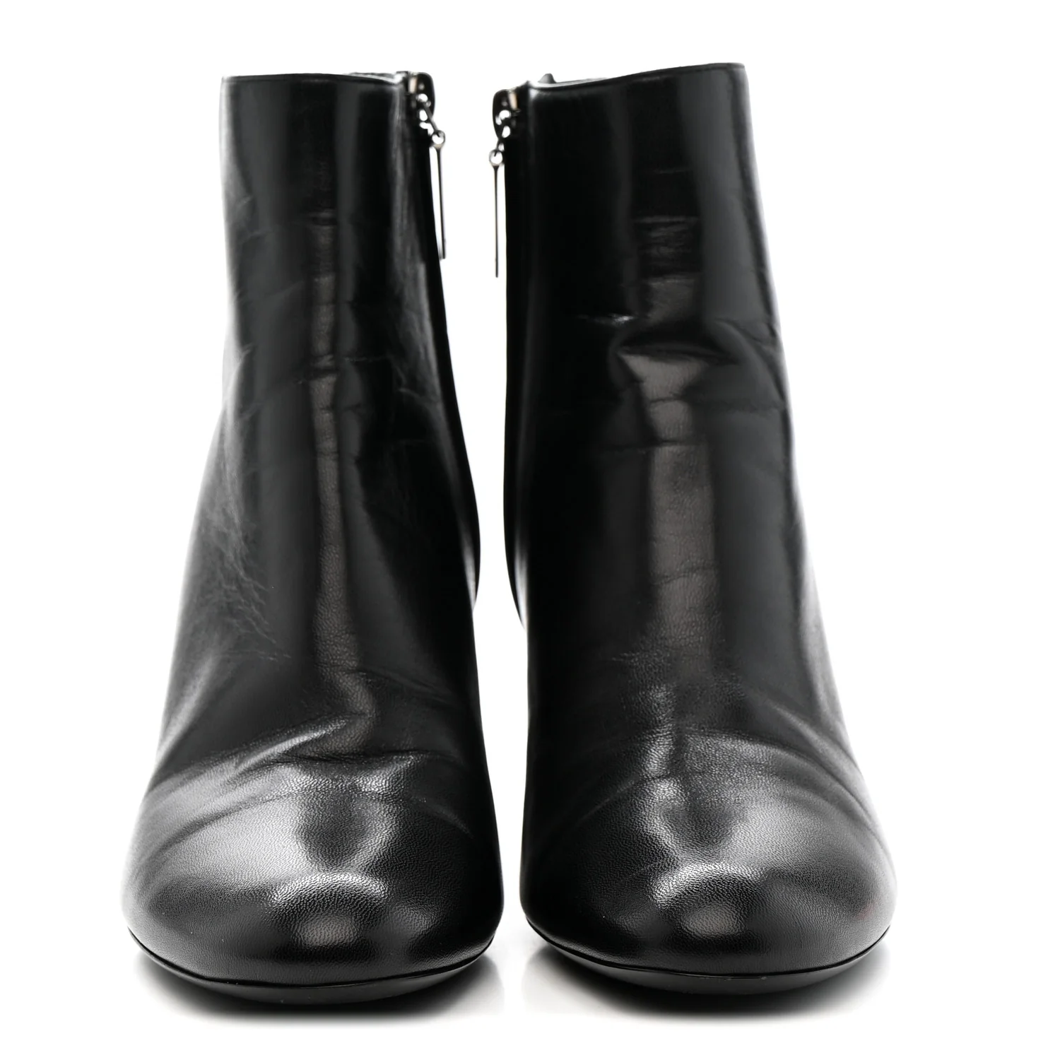 Nappa Vendome Loulou Ankle Zip Boot 36.5 Black
