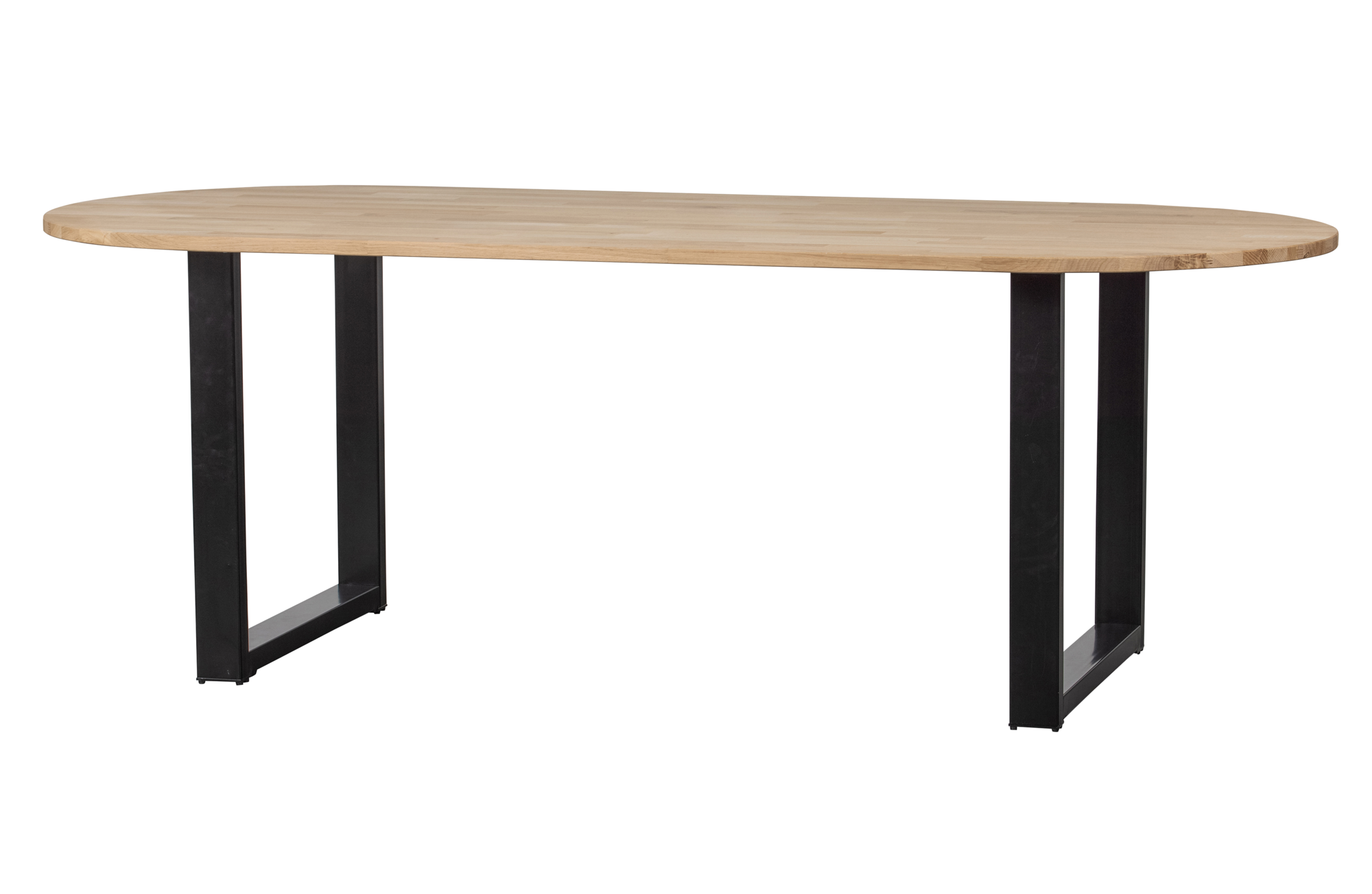 Tablo tafel ovaal eiken onbehandeld [fsc] u-poot