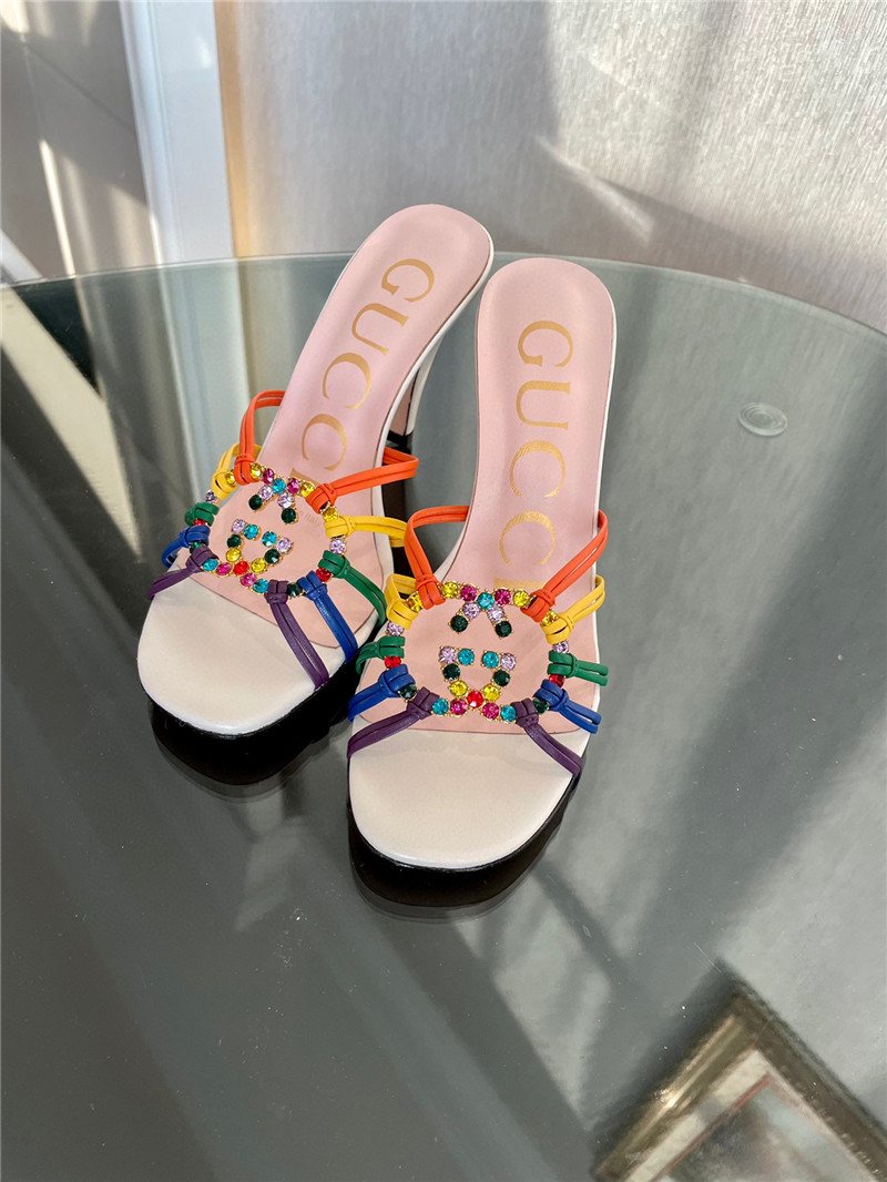 gucci new crystal embellished sandals and slippers - Sneaker Replica Workshop
