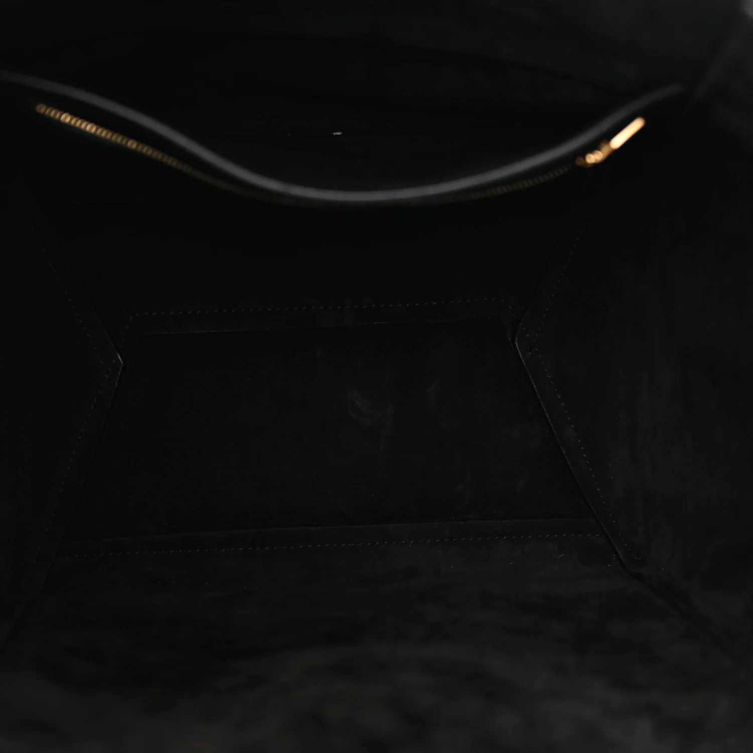 Soft Grained Calfskin Sangle Bucket Bag Black - Top Club