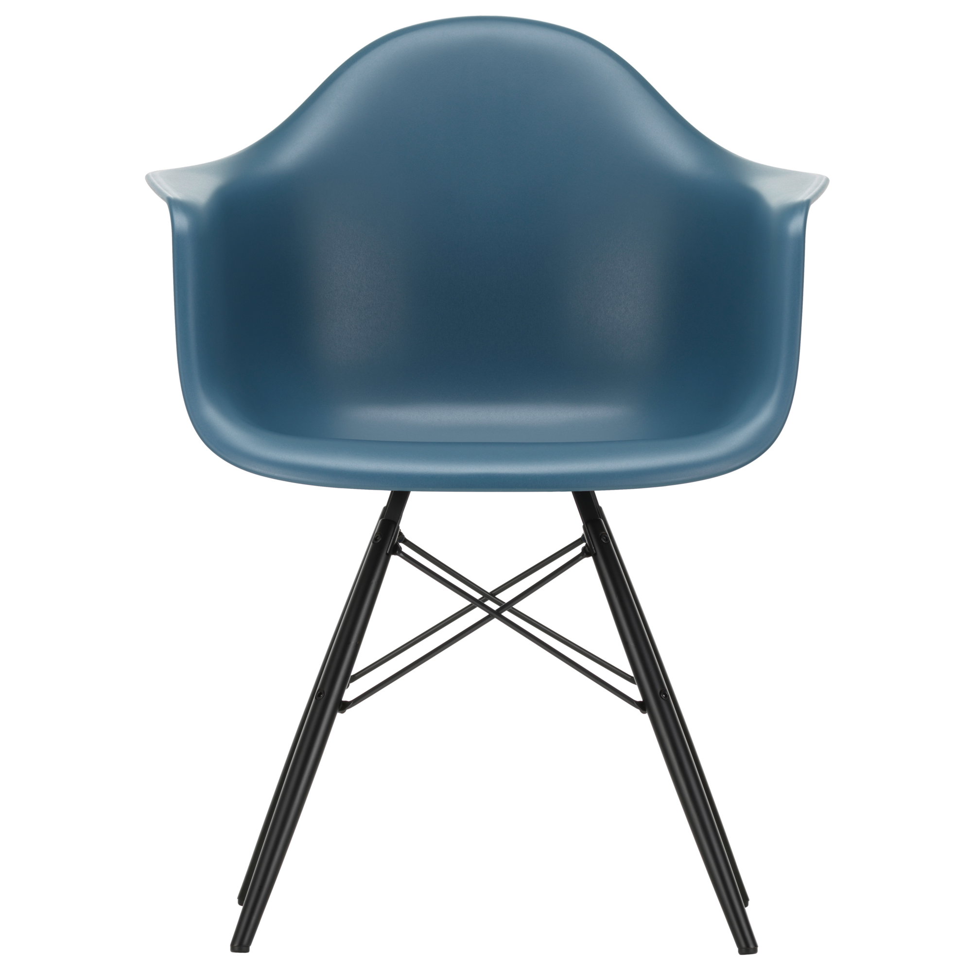 Eetkamerstoel DAW RE esdoorn zwart Sea Blue