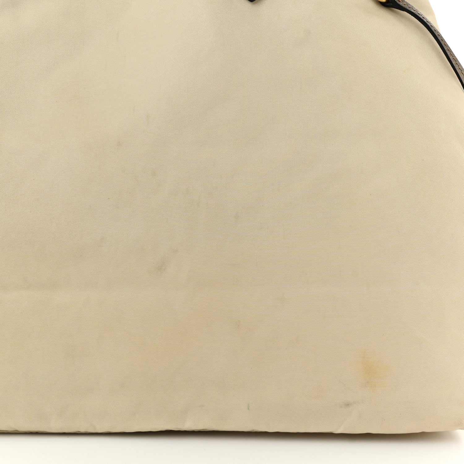 Tessuto Nylon Saffiano Shopping Tote White - Top Club