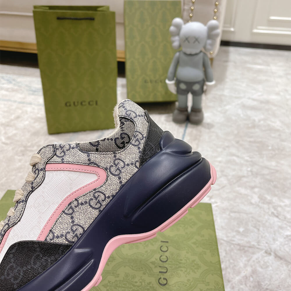 Gucci Multicolor GG Supreme Rhyton Sneaker - Top Club