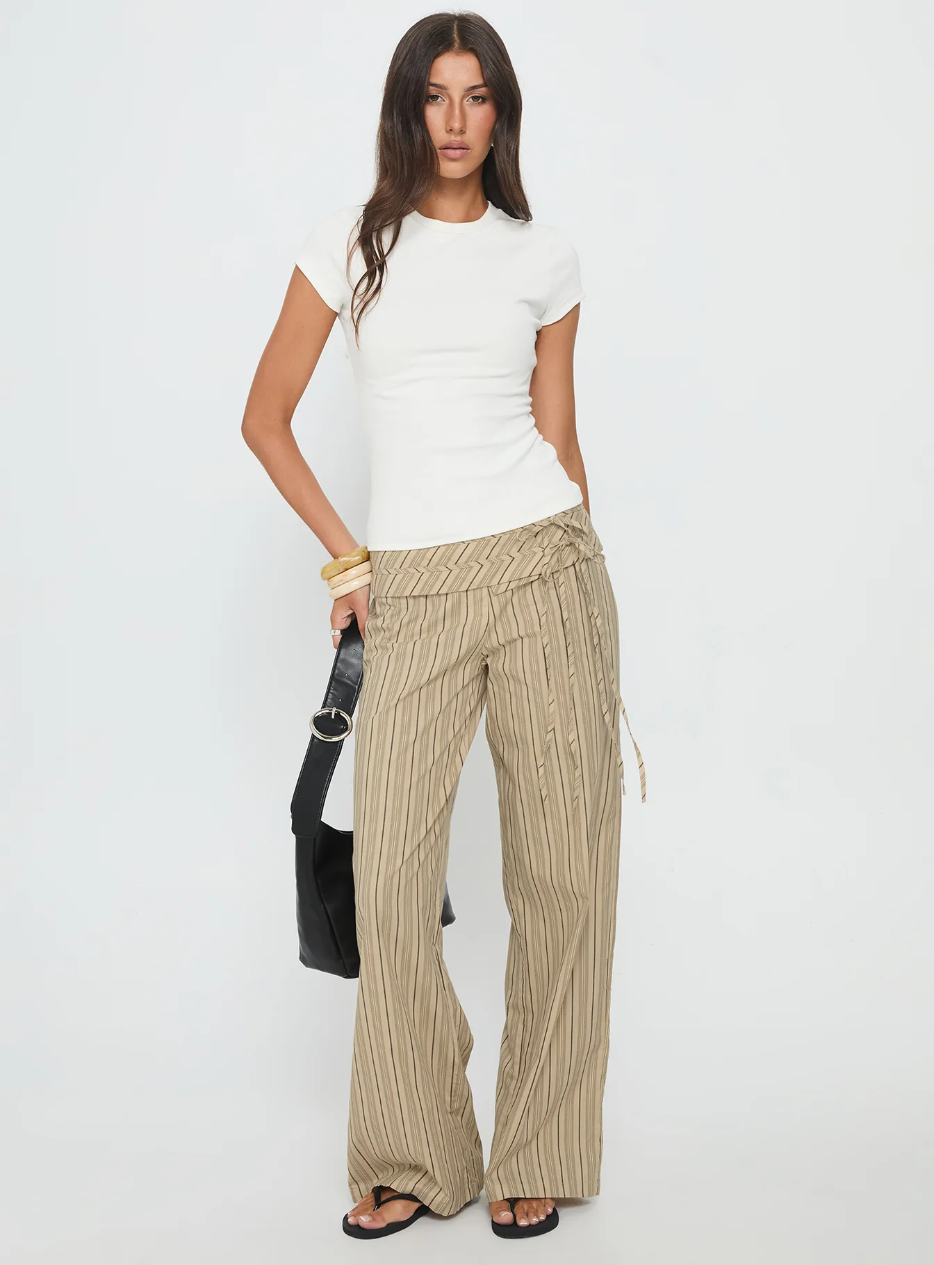 Baseline Longline Rib Top White