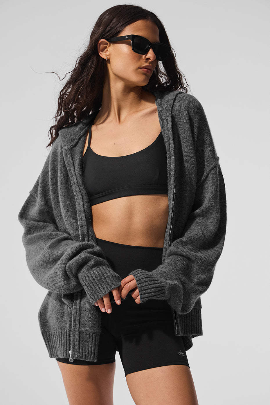COACH New Class Cashmere Full Zip Hoodie