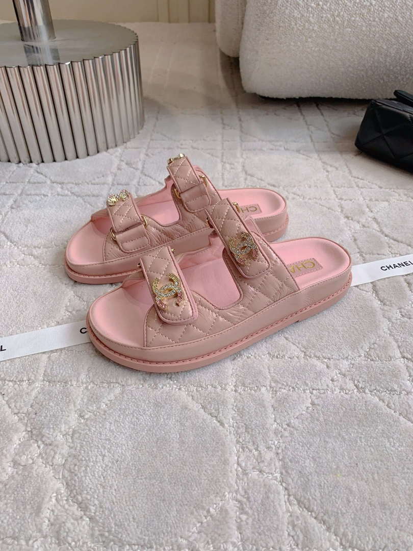 Chanel Women's Velcro Sandals Fashion Shoes C93422 - Sneaker Replica Workshop