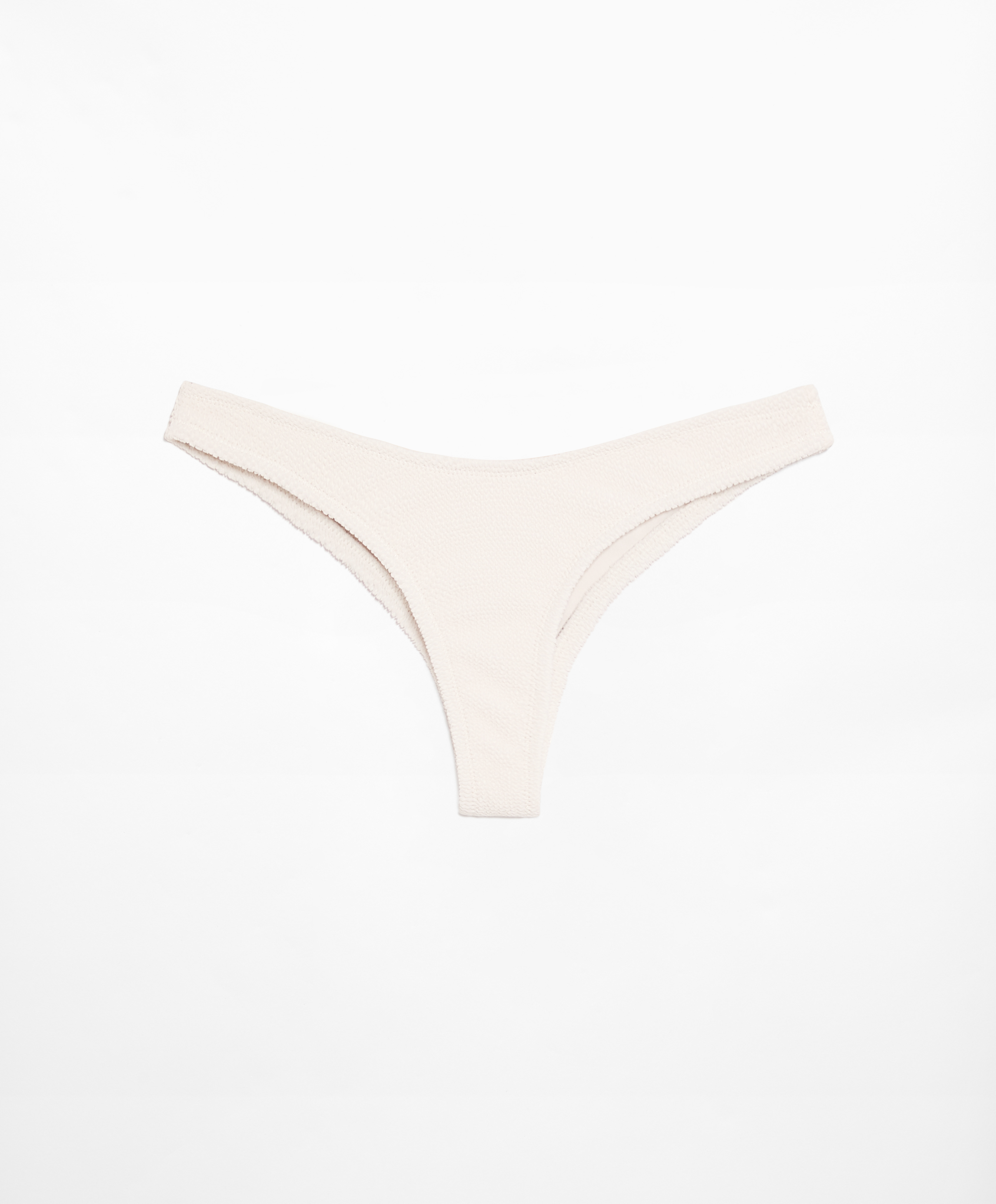OYSHO U-cut crinkle Brazilian bikini briefs