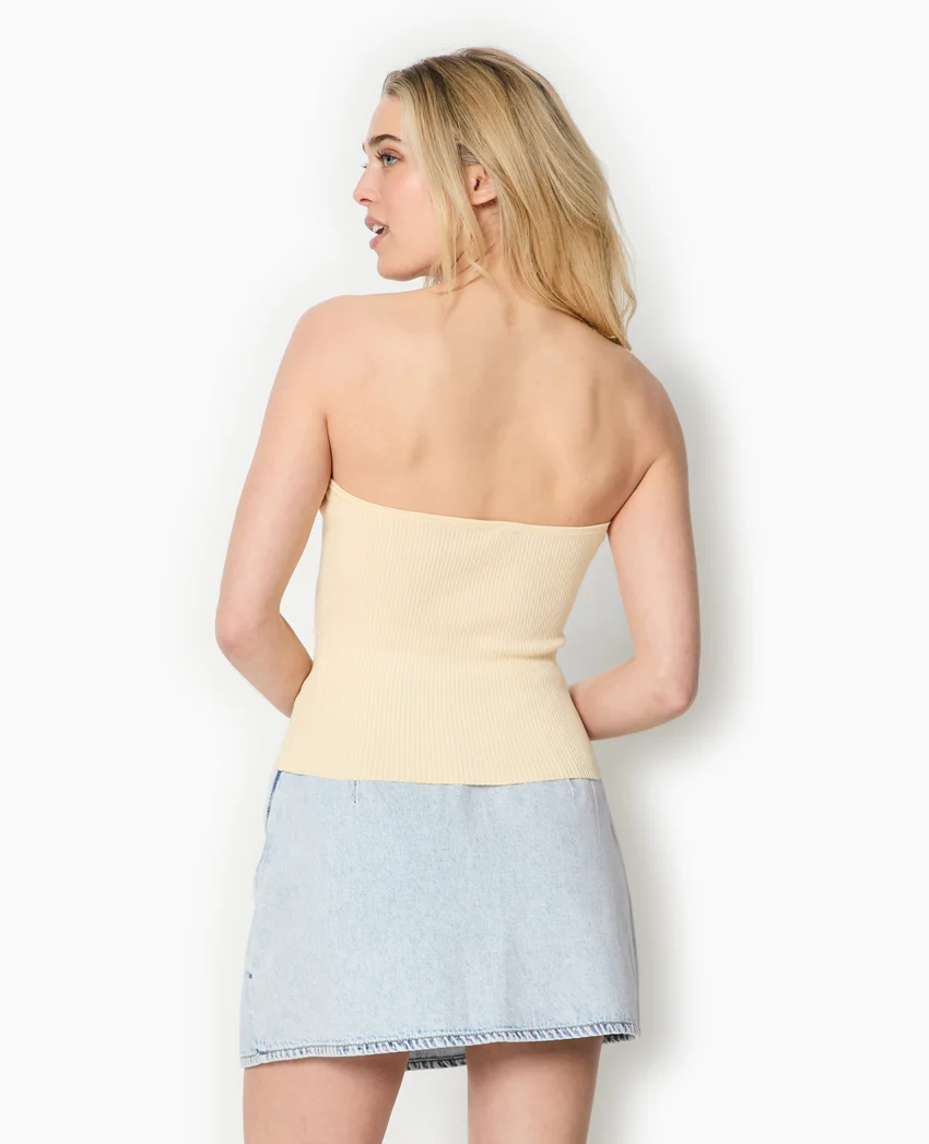 Pimkie Top bustier en maille côtelée