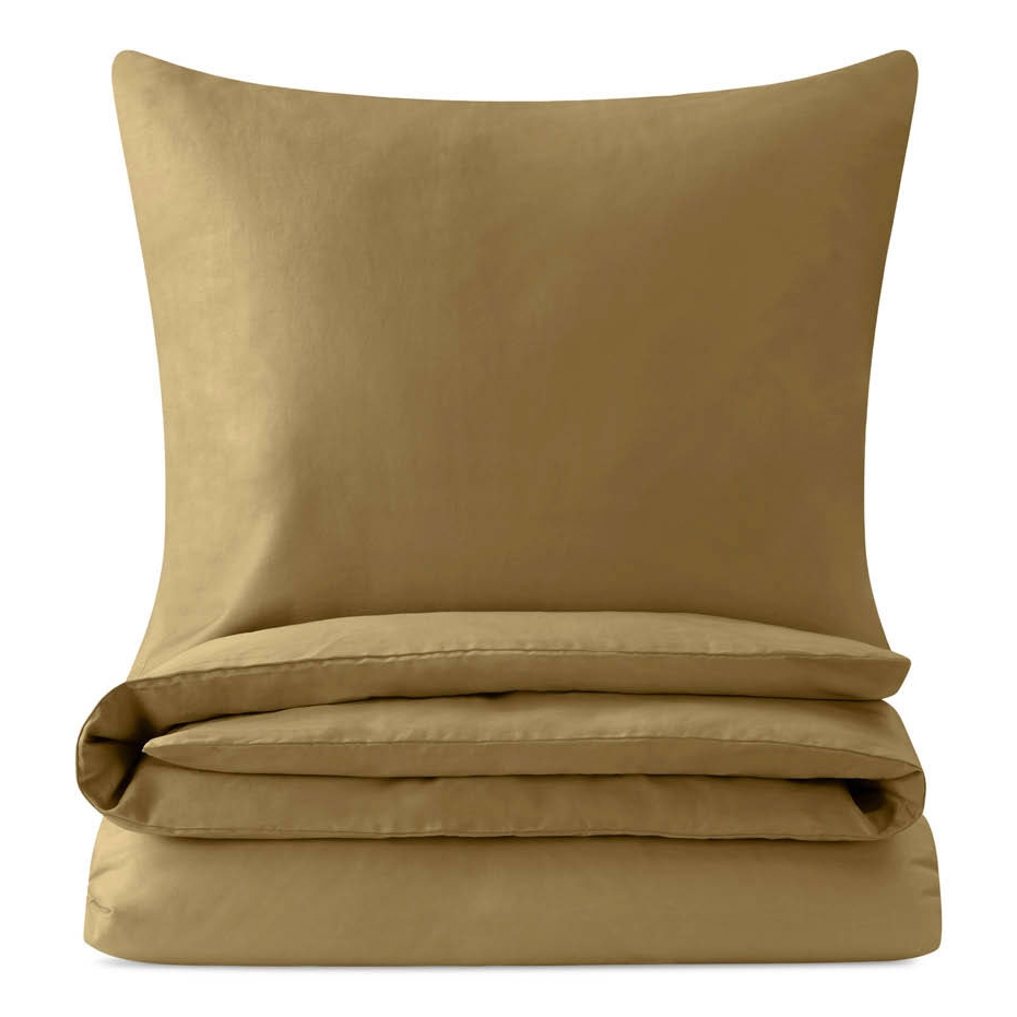 Dekbedovertrek Cotton Satin 240x220 cm khaki