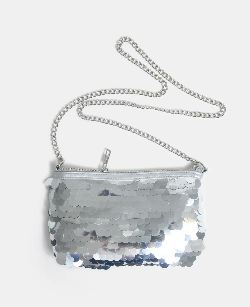 Pimkie Sac sequins avec bandoulière chaîne
