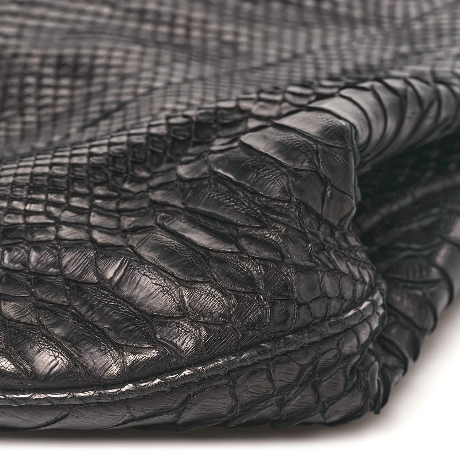 Snakeskin Rock and Chain Hobo Black - Top Club