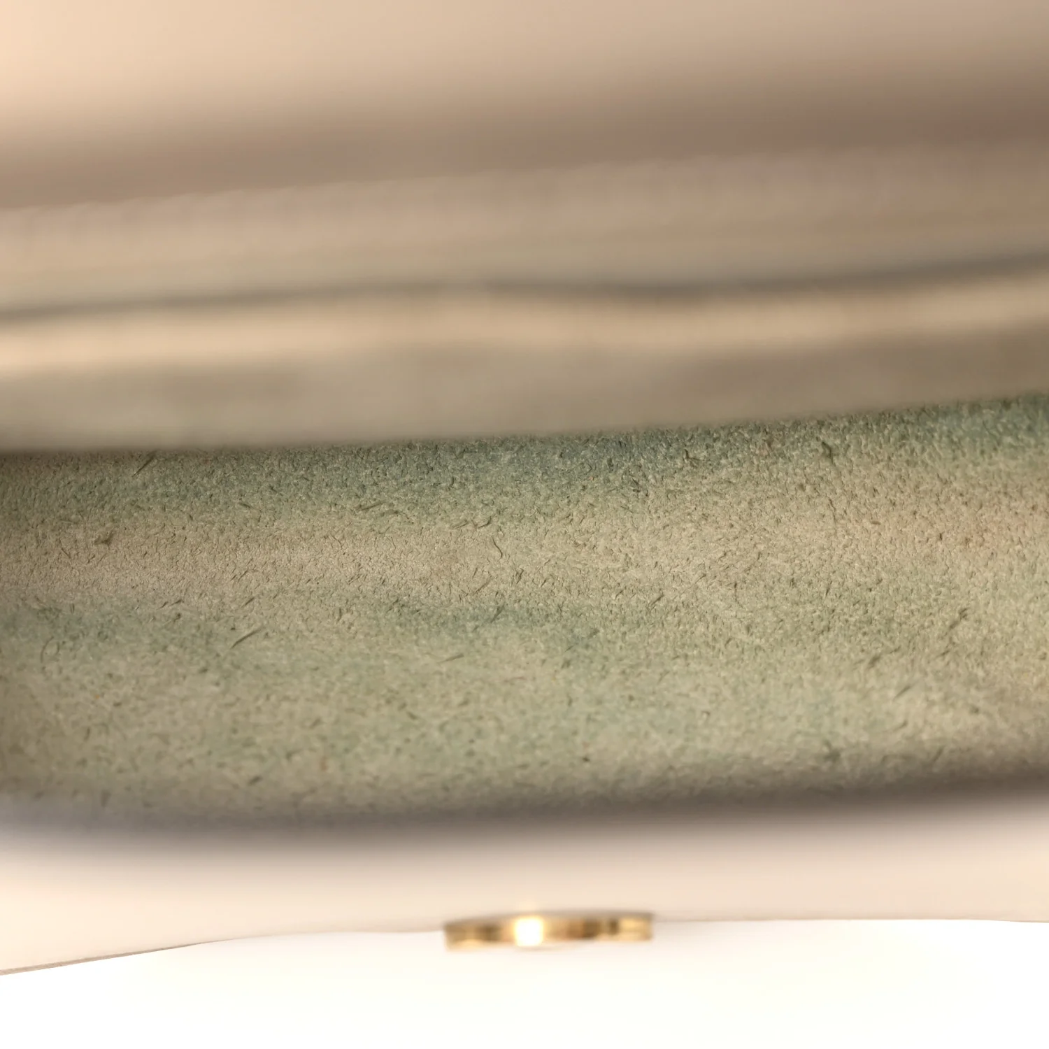 Calfskin Suede Small Nile Bracelet Bag Motty Grey - Top Club