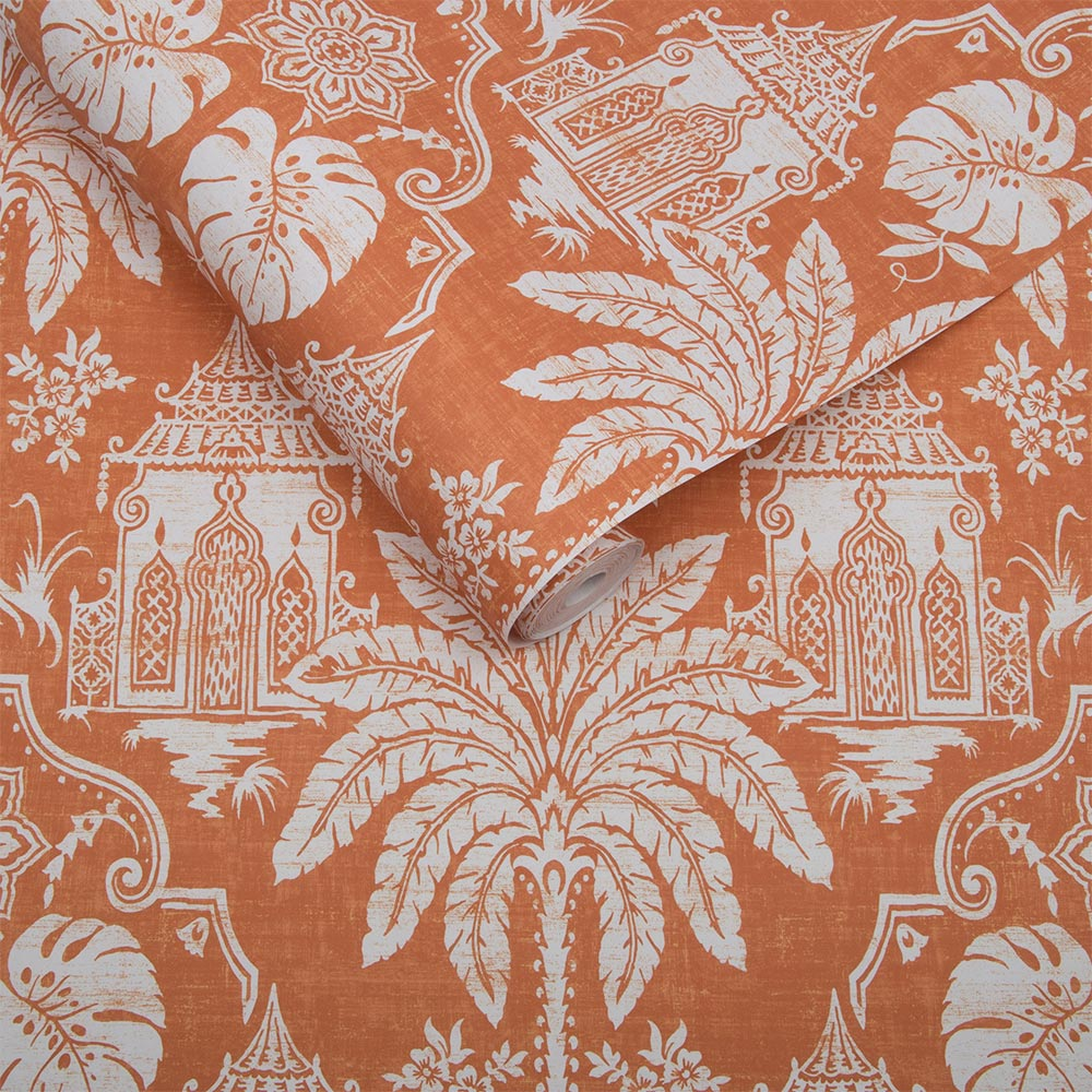 Graham & Brown  vliesbehang  Imperial Orange Graham & Brown  vliesbehang  Imperial Orange