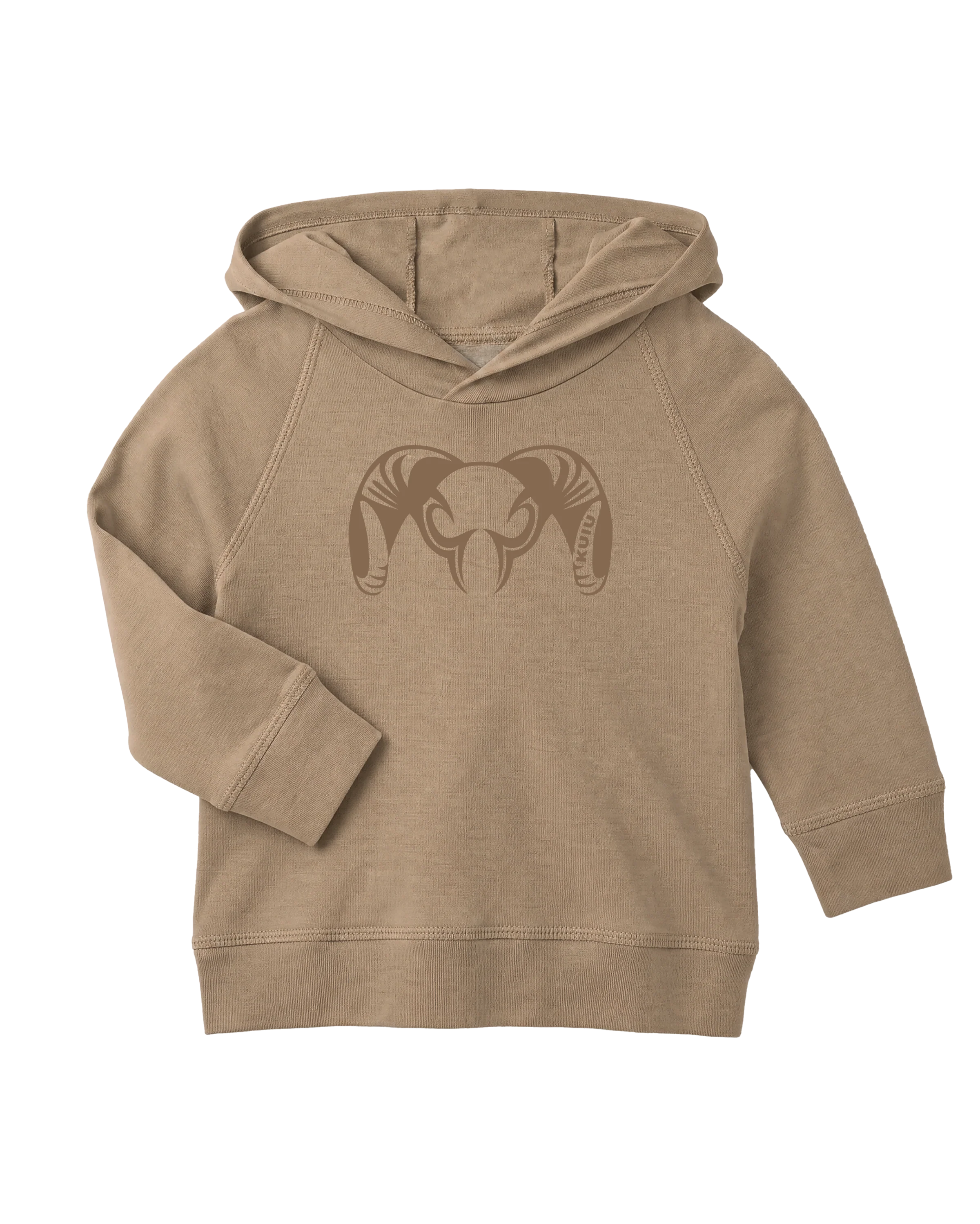 Toddler Big Ram Hoodie | Truffle