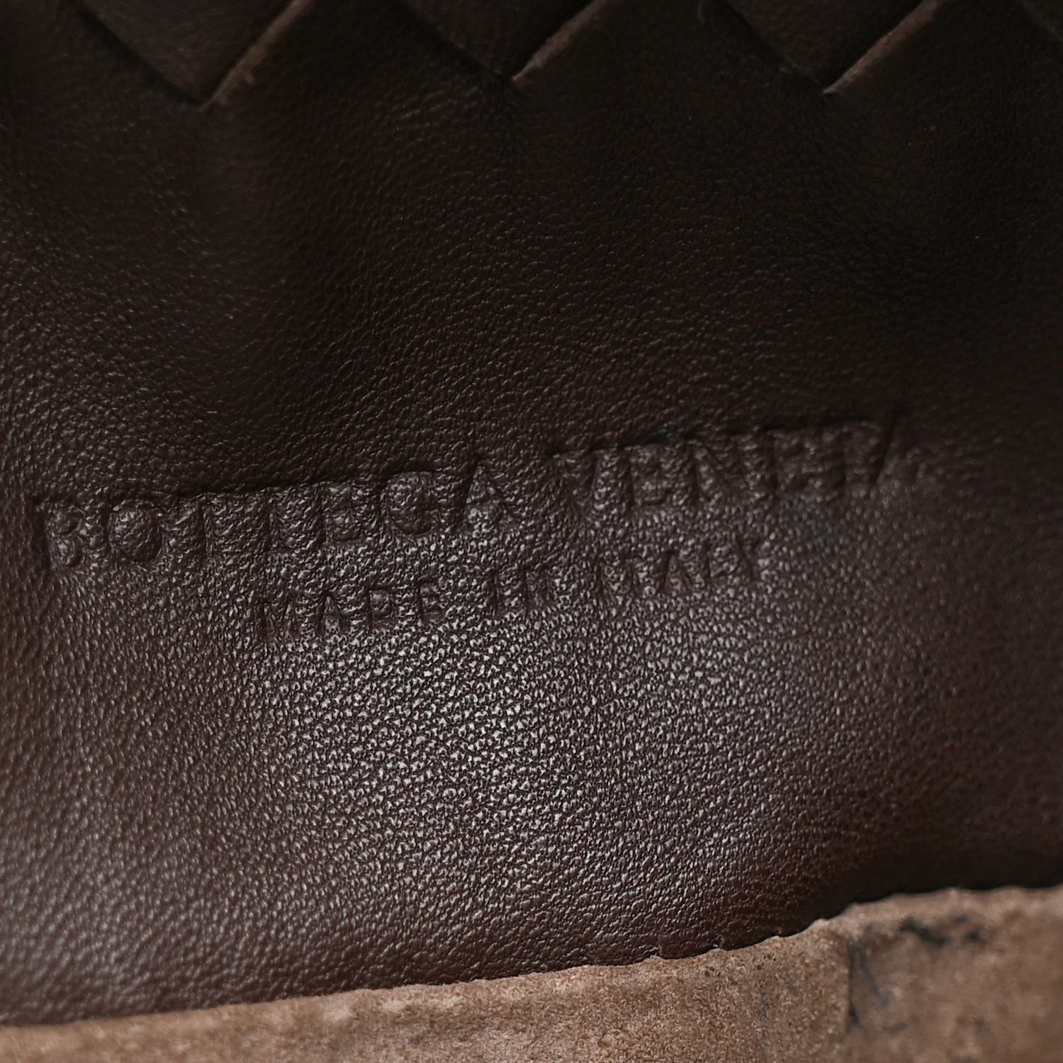 Nappa Intrecciato Large Tote Ebano - Top Club